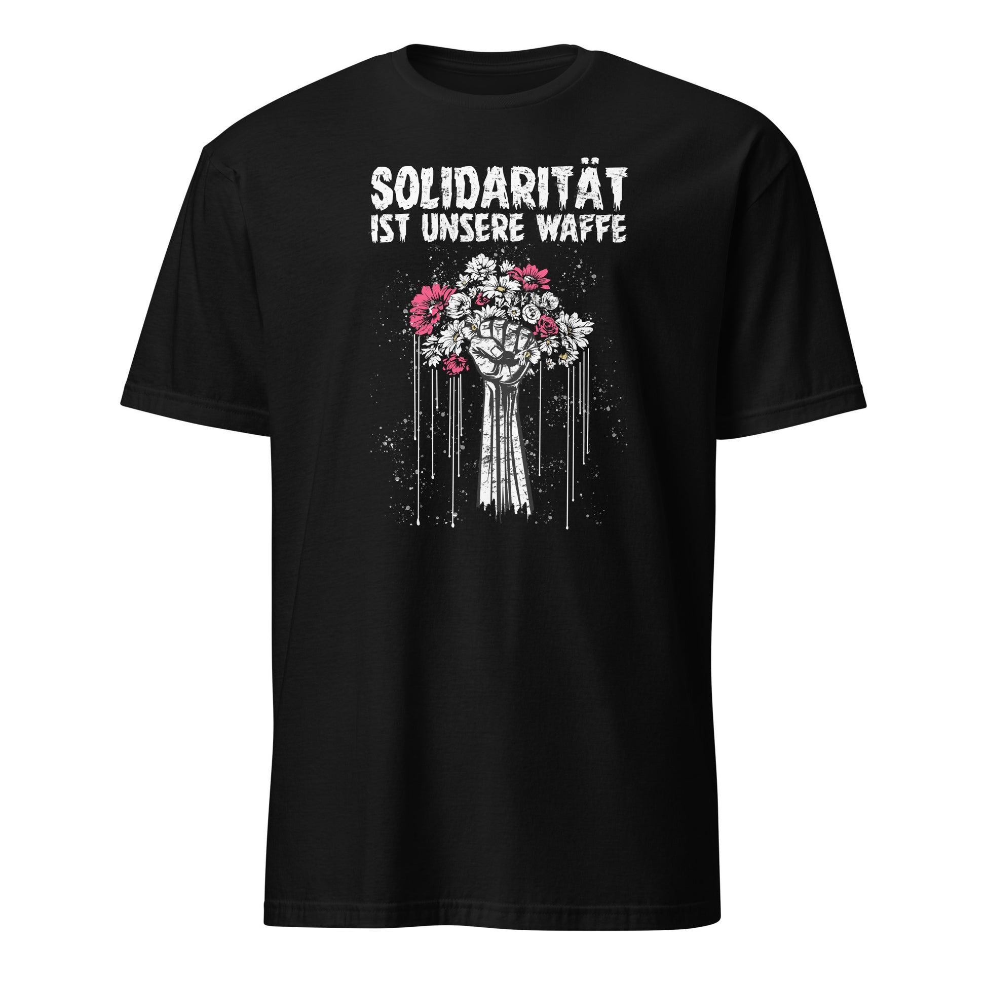 Solidarität ist unsere Waffe - Unisex T-Shirt von Protest Couture | Black