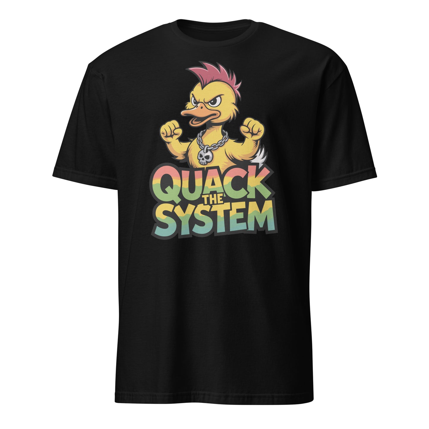 Quack the System - Unisex T-Shirt von Protest Couture | Black