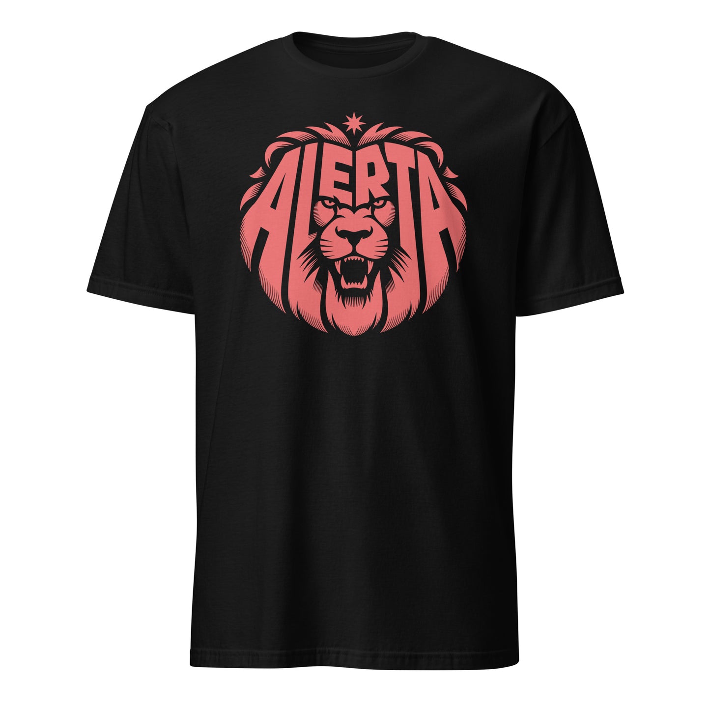 Alerta Lion [Red] - Unisex T-Shirt von Protest Couture | Black