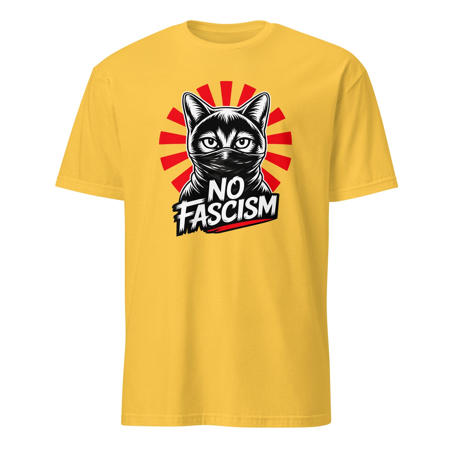 No Fascism Cat - Unisex T-Shirt von Protest Couture | Daisy
