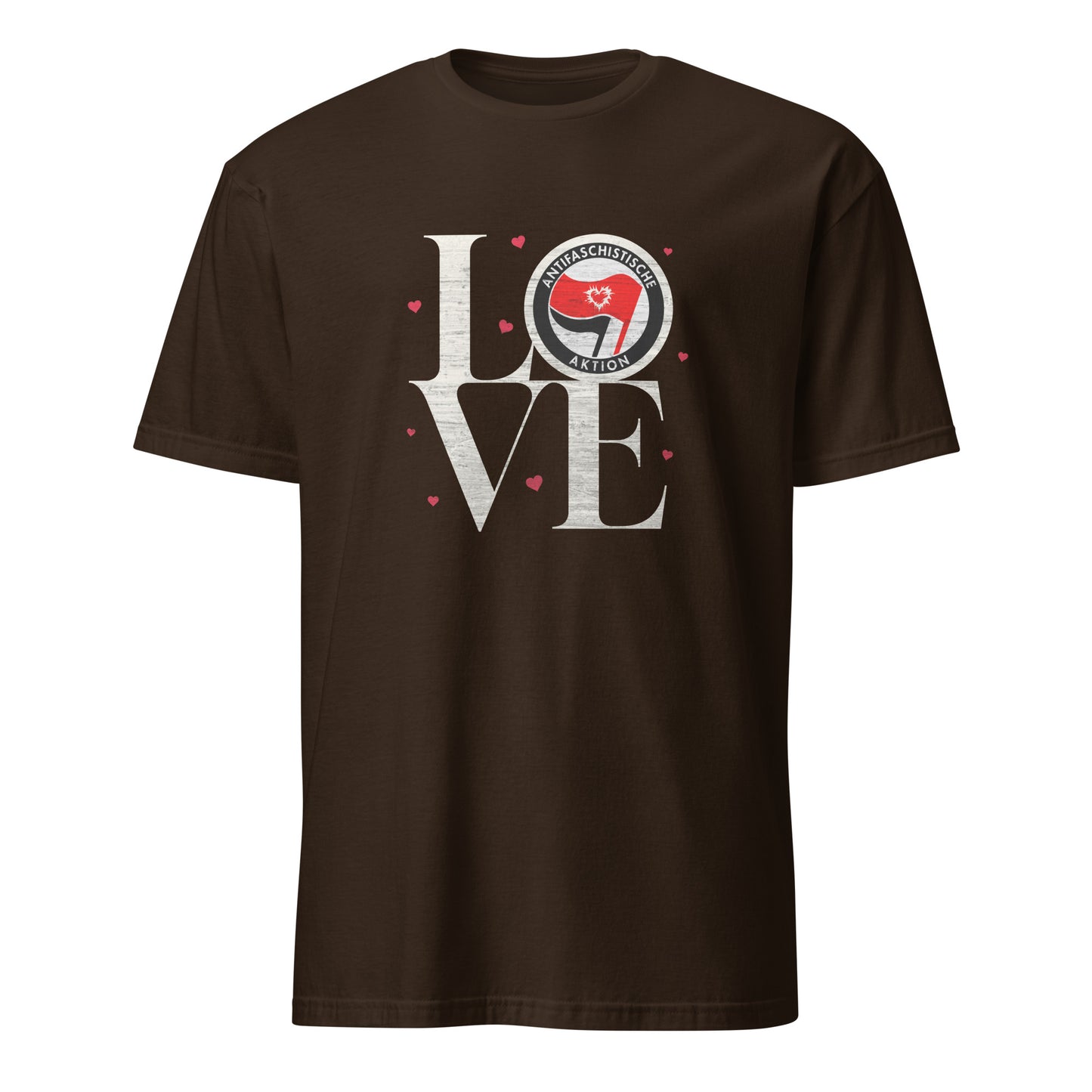 LOVE - Unisex T-Shirt von Protest Couture | Dark Chocolate