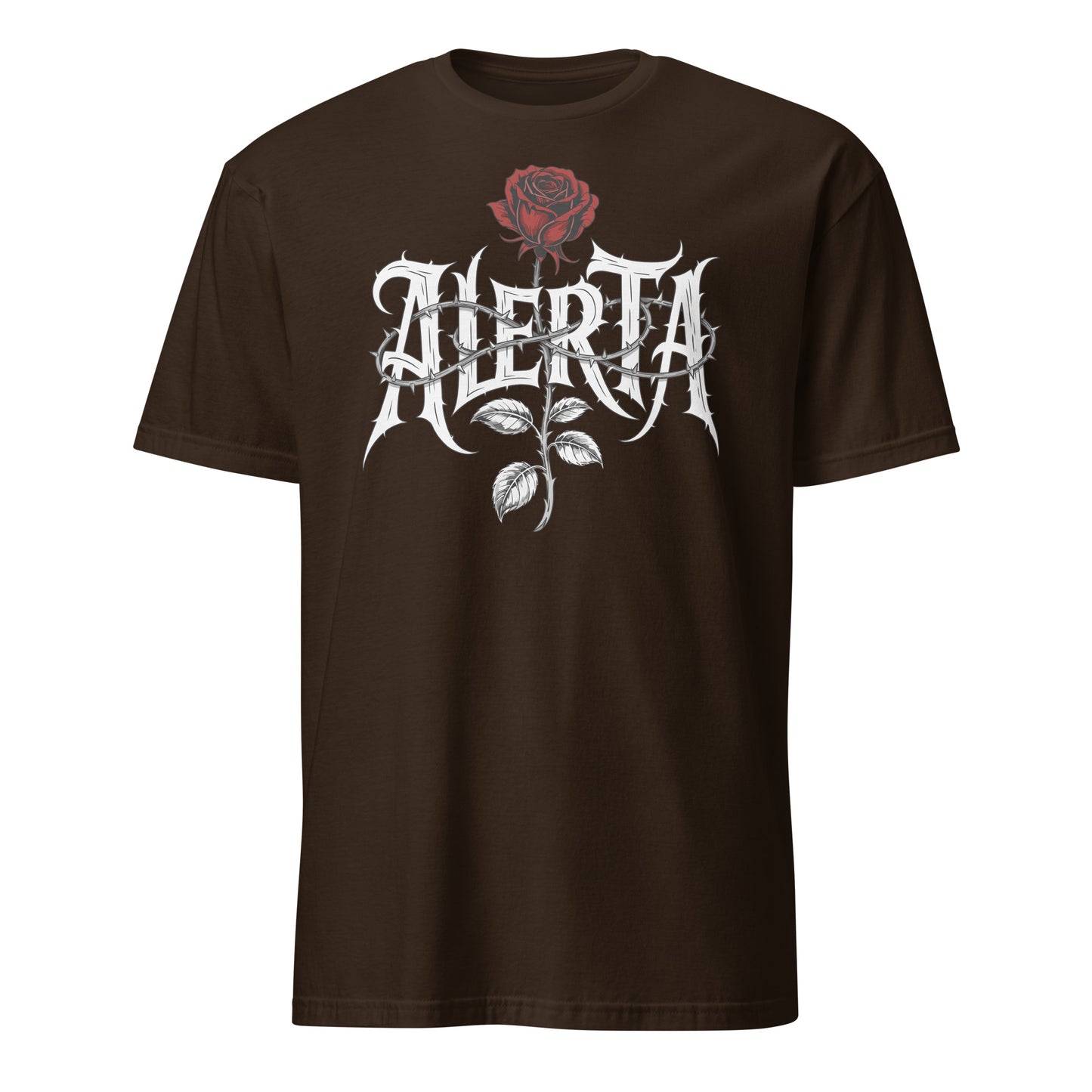 Alerta Rose - Unisex T-Shirt von Protest Couture | Dark Chocolate
