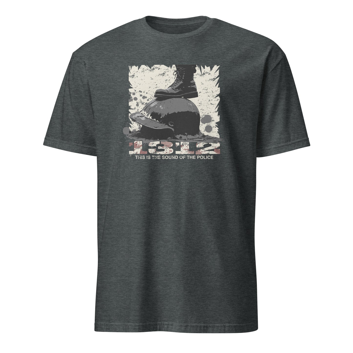 1312 - Unisex T-Shirt von Protest Couture | Dark Heather