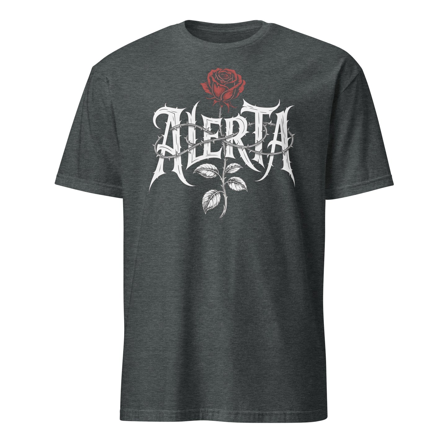 Alerta Rose - Unisex T-Shirt von Protest Couture | Dark Heather