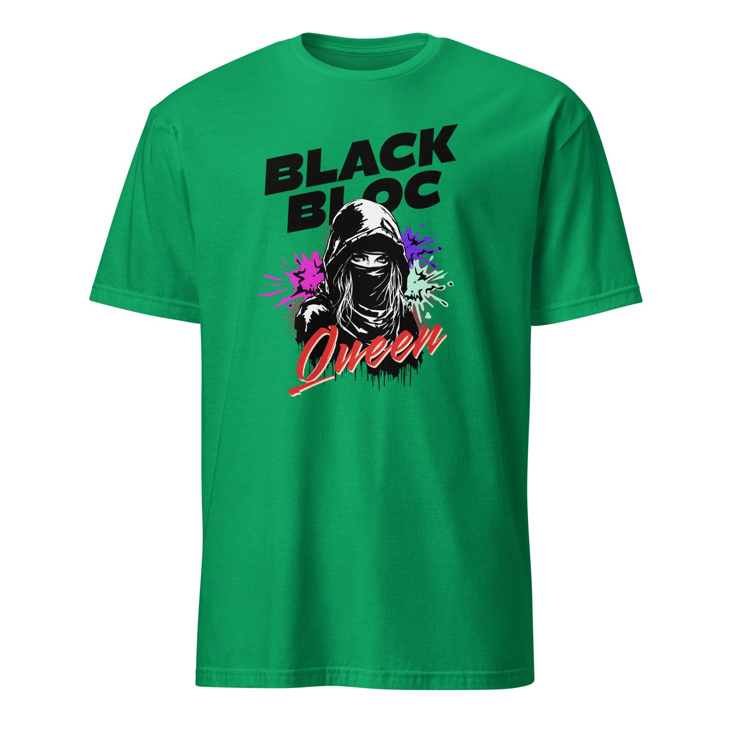 Black Bloc Queen - Unisex T-Shirt von Protest Couture | Irish Green