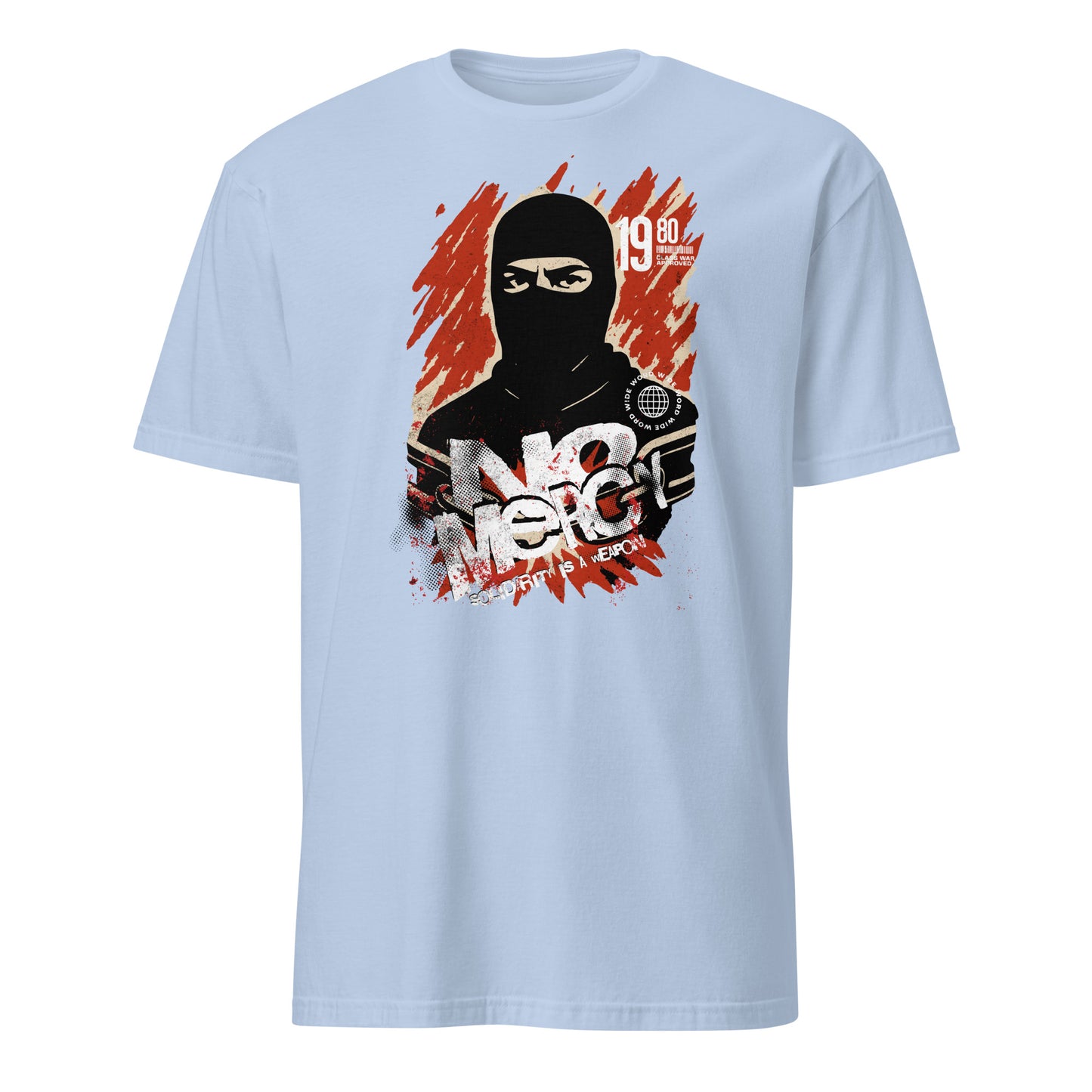 No Mercy - Unisex T-Shirt von Protest Couture | Light Blue
