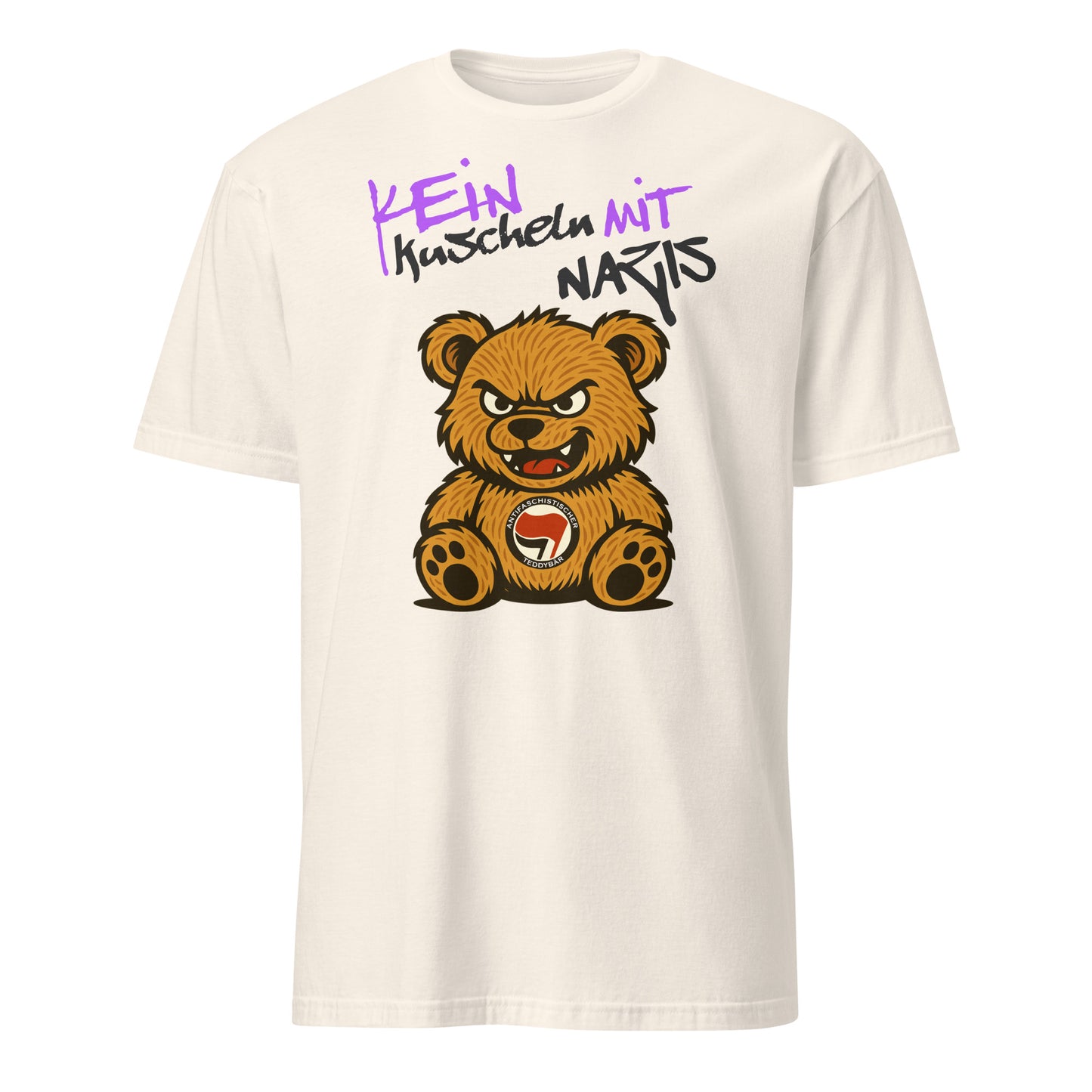 Kein Kuscheln mit Nazis - Unisex T-Shirt von Protest Couture | Natural
