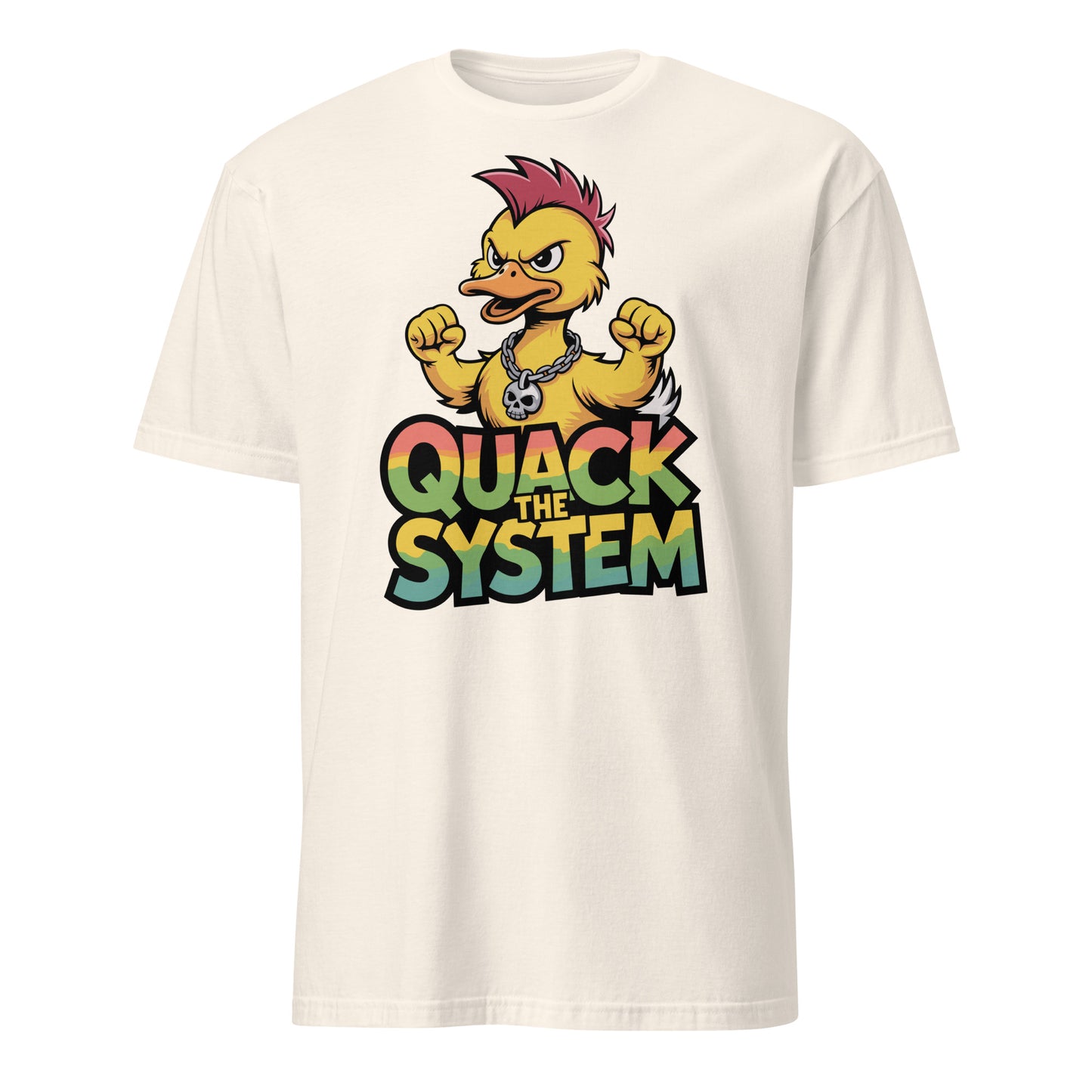Quack the System - Unisex T-Shirt von Protest Couture | Natural