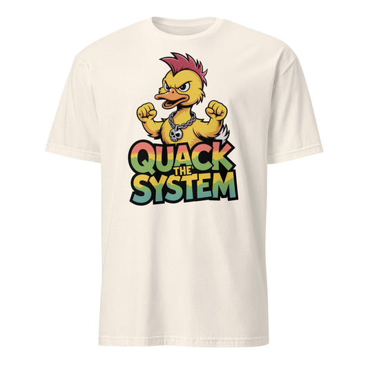 Quack the System - Unisex T-Shirt von Protest Couture | Natural