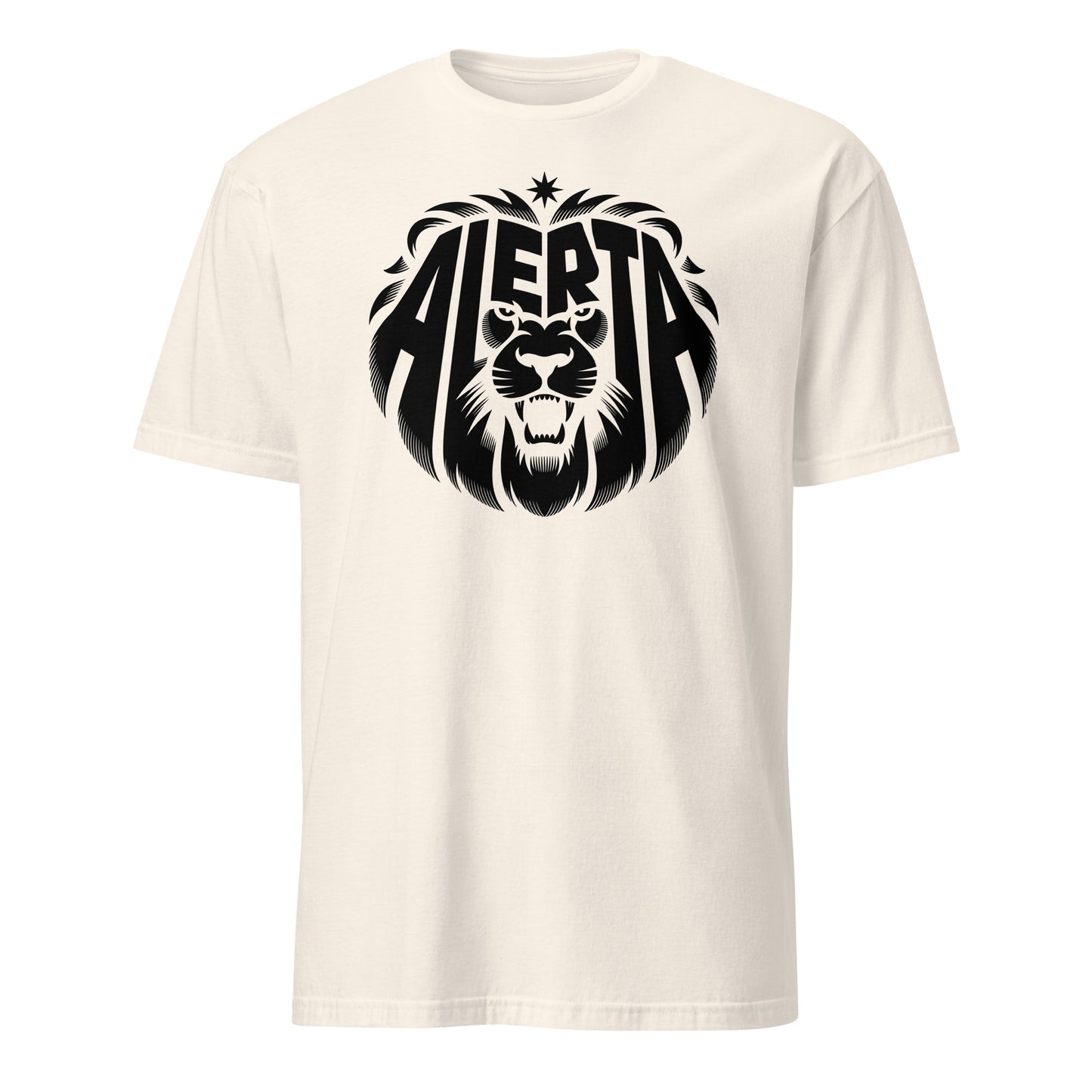 Alerta Lion [Black] - Unisex T-Shirt von Protest Couture | Natural