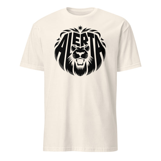 Alerta Lion [Black] - Unisex T-Shirt von Protest Couture | Natural