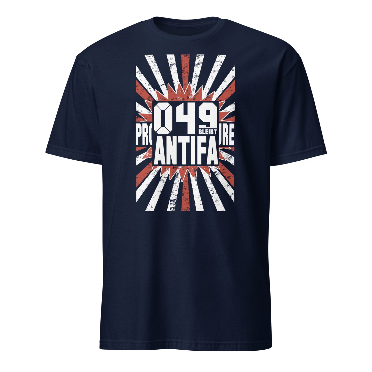 049 bleibt Antifa - Unisex T-Shirt von Protest Couture | Navy