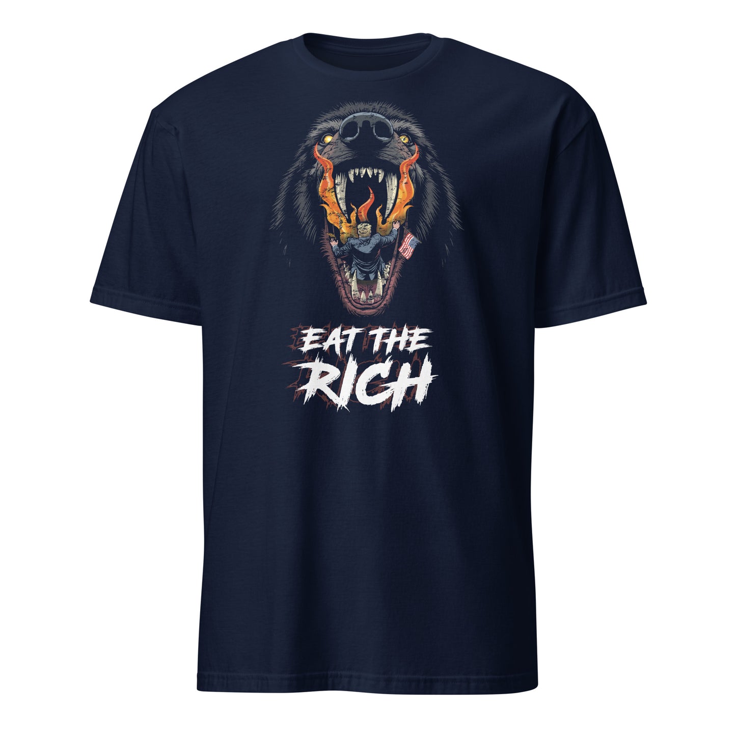 Eat The Rich - Unisex T-Shirt von Protest Couture | Navy