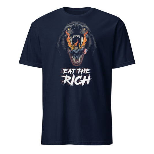 Eat The Rich - Unisex T-Shirt von Protest Couture | Navy