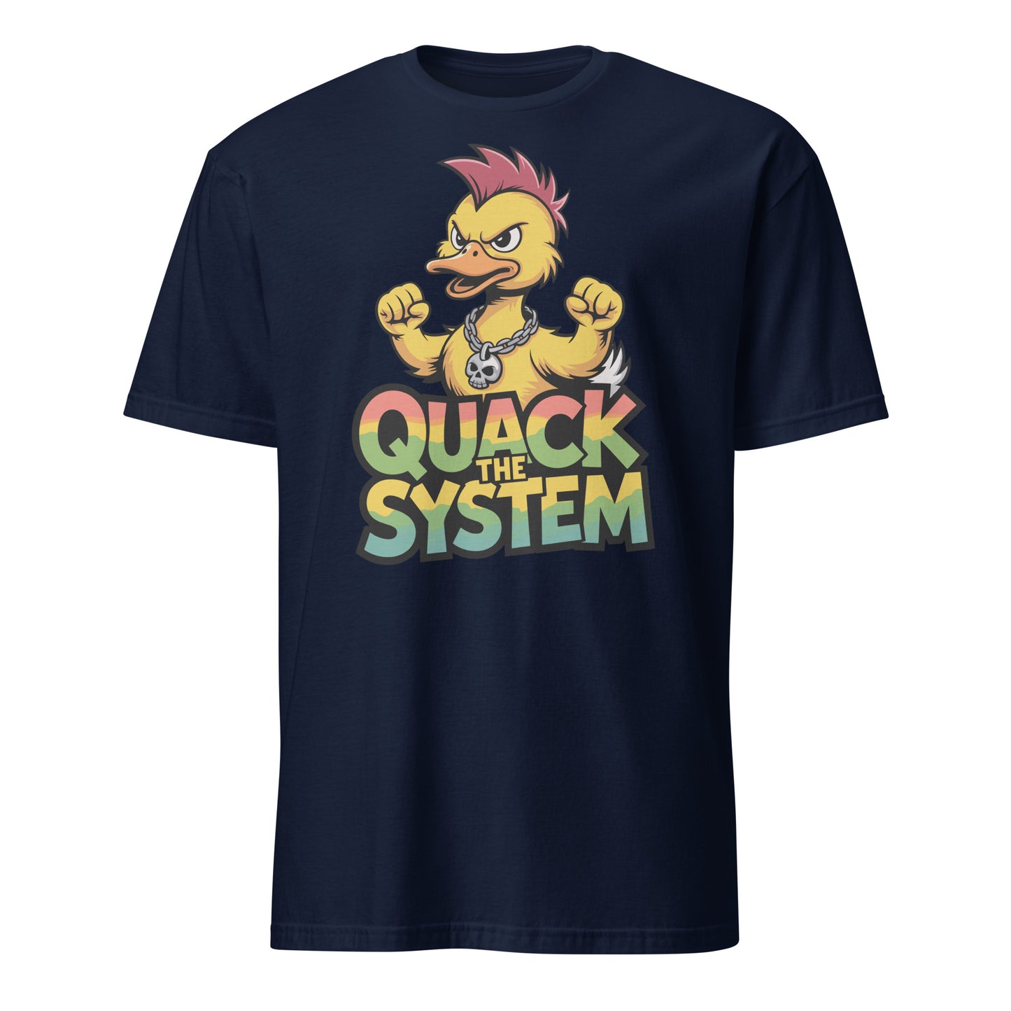 Quack the System - Unisex T-Shirt von Protest Couture | Navy