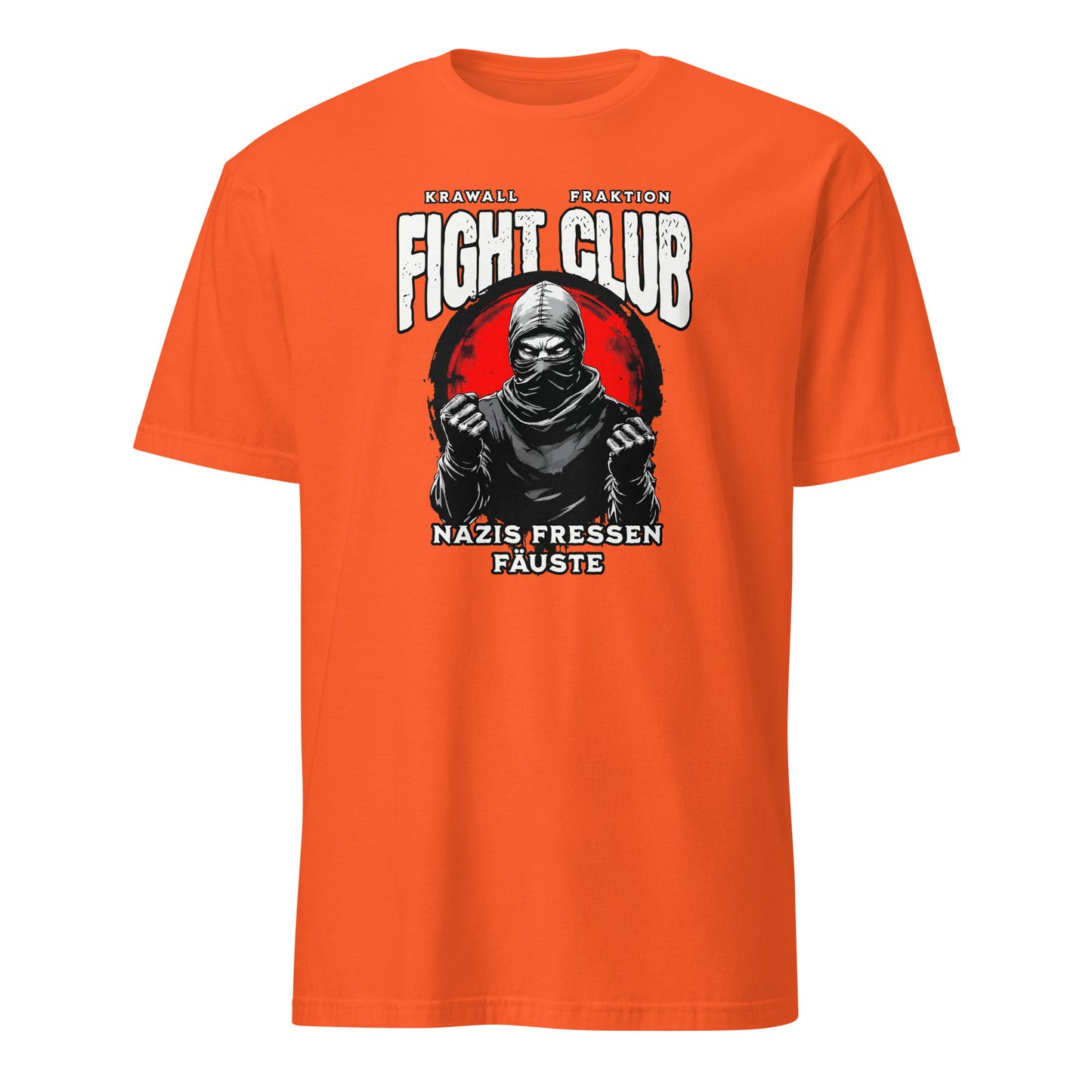 Nazis fressen Fäuste - Unisex T-Shirt von Protest Couture | Orange