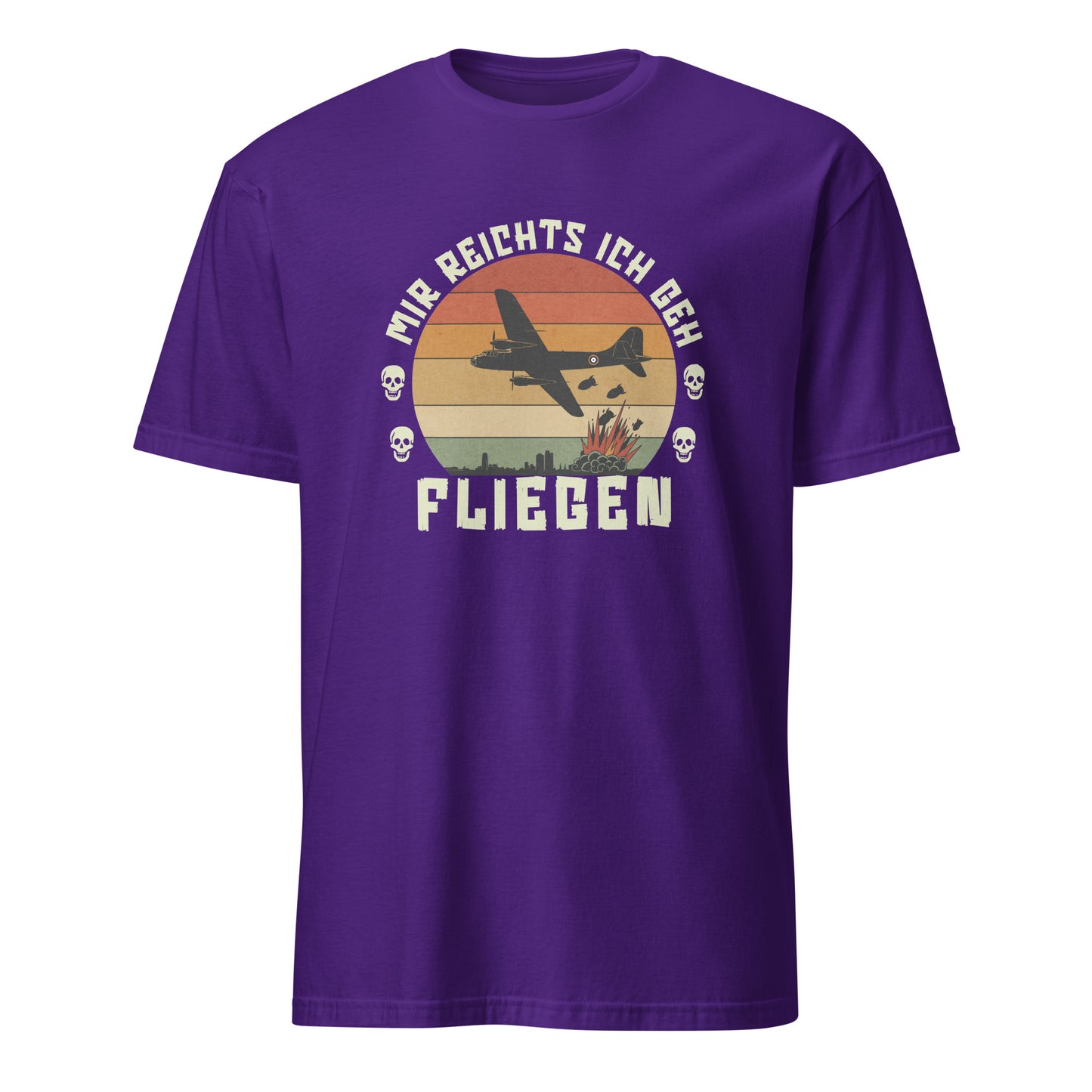 Mir Reichts Ich Geh Fliegen - Unisex T-Shirt von Protest Couture | Purple