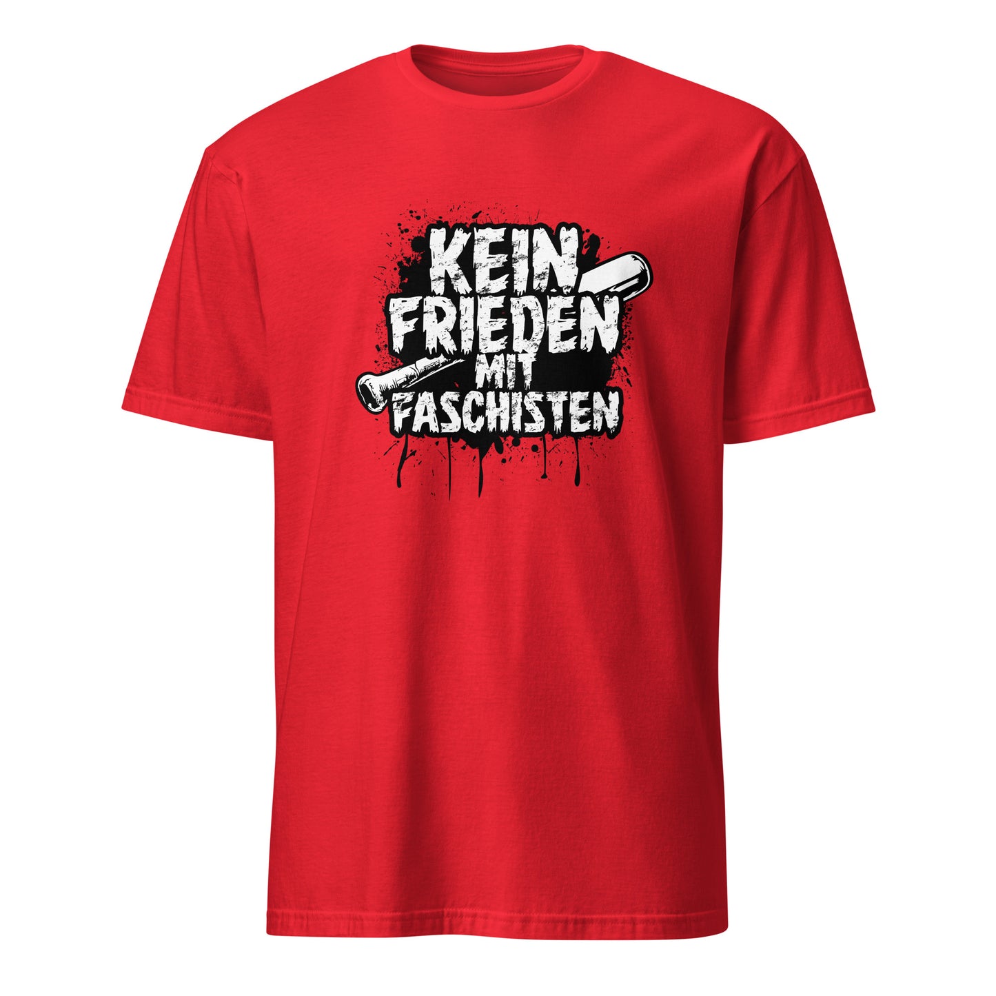 Kein Frieden mit Faschisten - Unisex T-Shirt von Protest Couture | Red