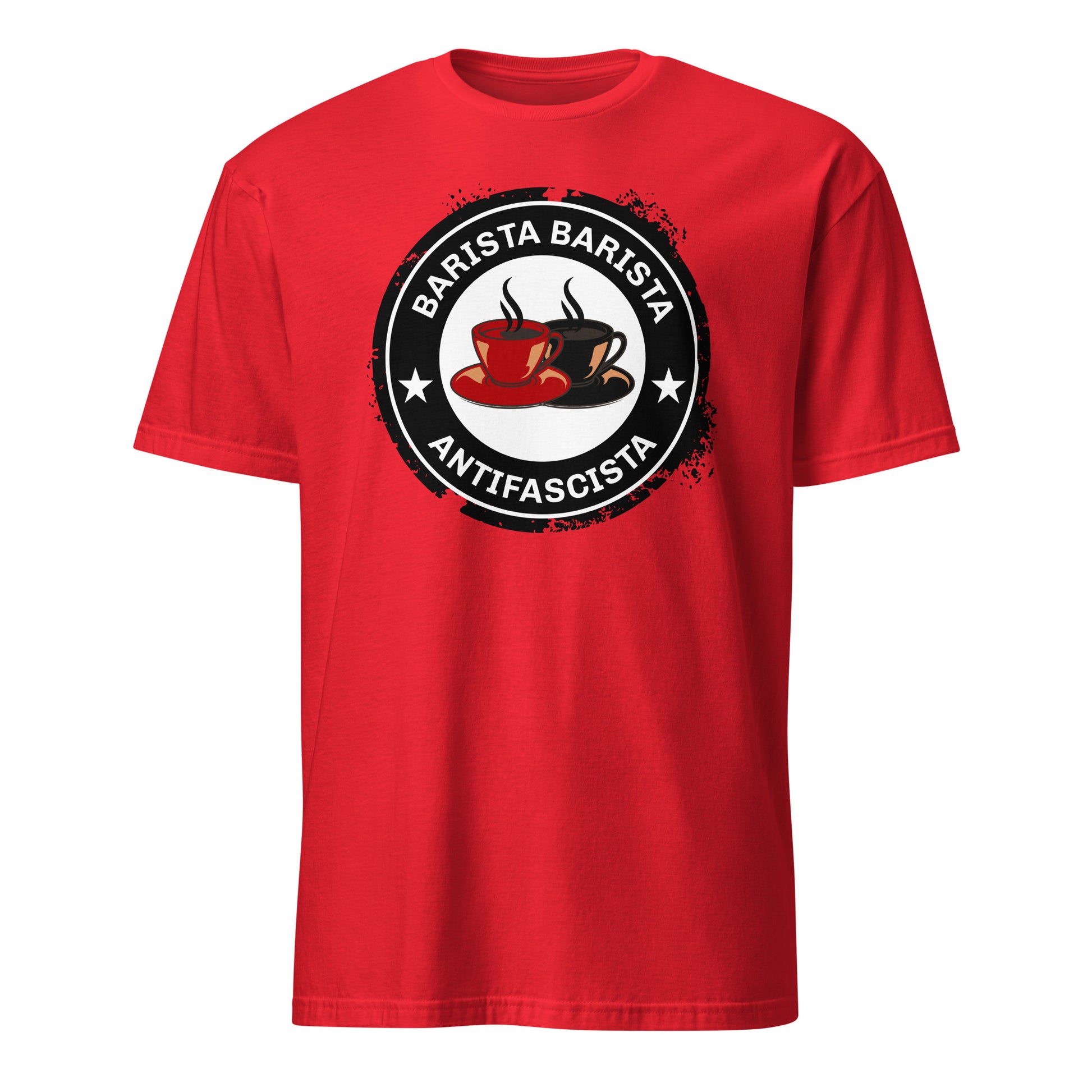 Barista, Barista, Antifascista - Unisex T-Shirt von Protest Couture | Red
