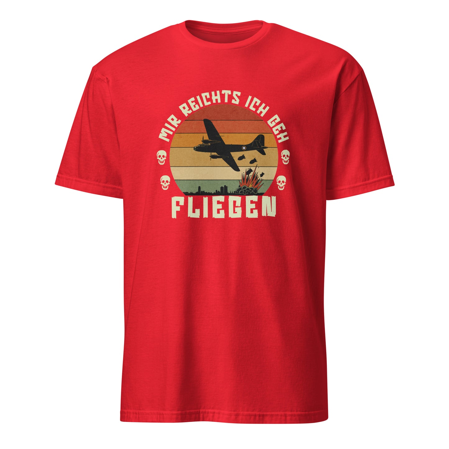 Mir Reichts Ich Geh Fliegen - Unisex T-Shirt von Protest Couture | Red