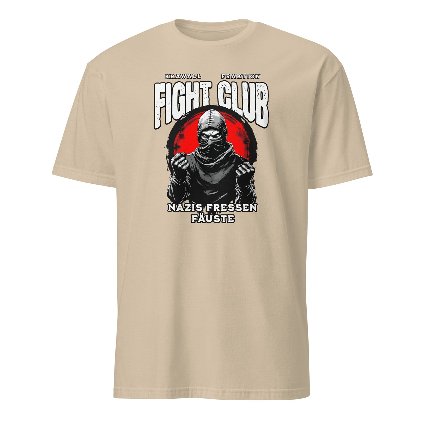 Nazis fressen Fäuste - Unisex T-Shirt von Protest Couture | Sand