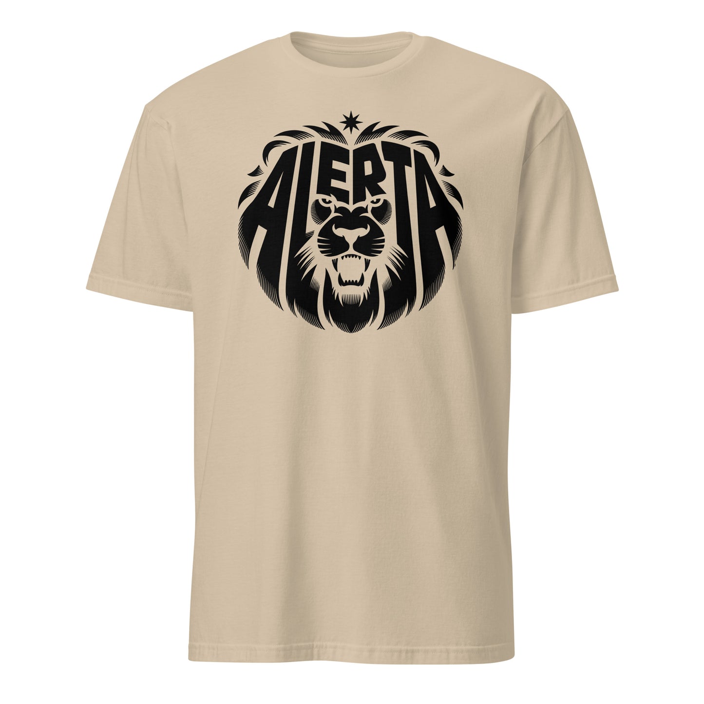 Alerta Lion [Black] - Unisex T-Shirt von Protest Couture | Sand