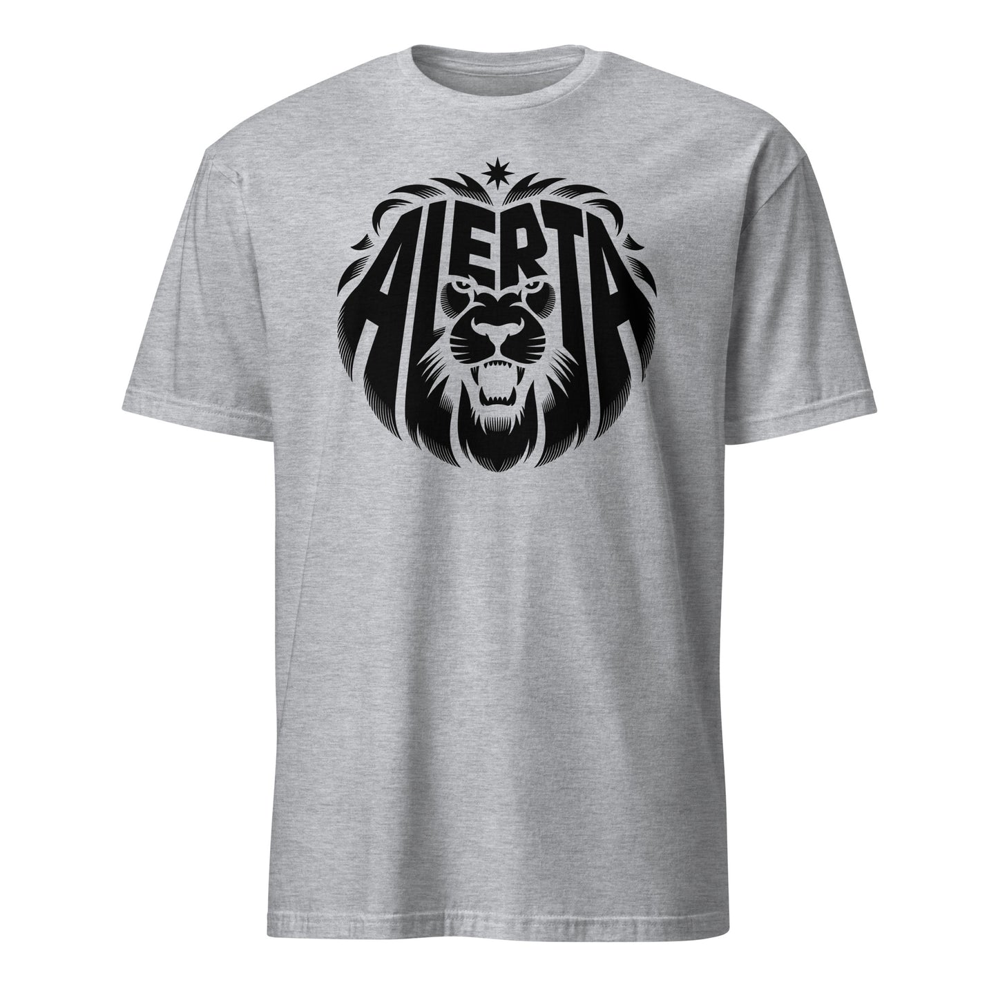 Alerta Lion [Black] - Unisex T-Shirt von Protest Couture | Sport Grey