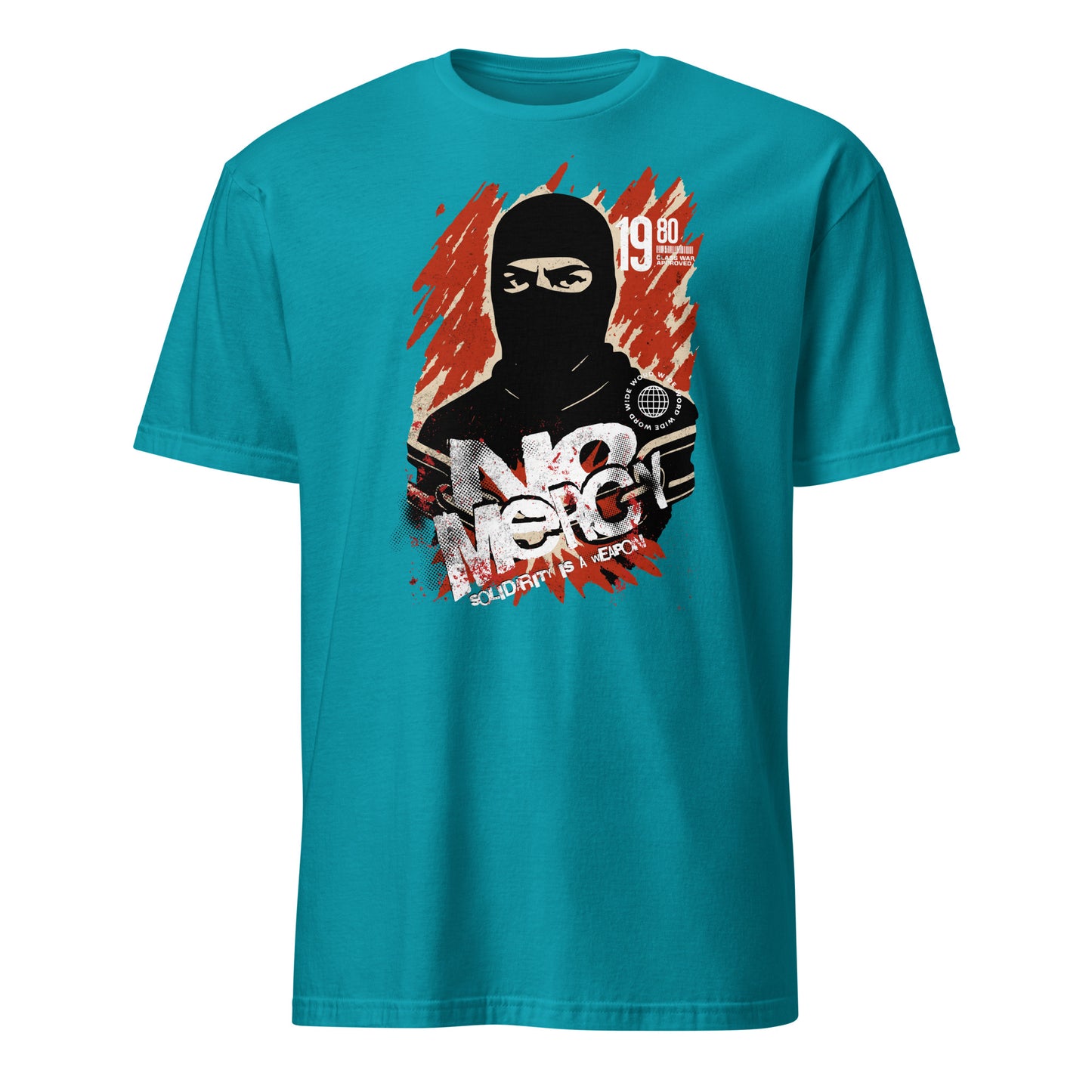 No Mercy - Unisex T-Shirt von Protest Couture | Tropical Blue