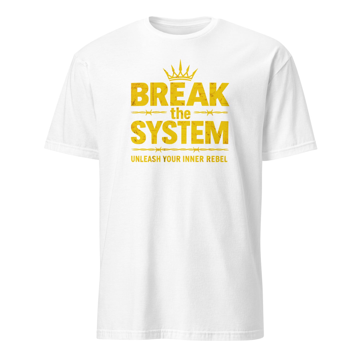Break the System - Unisex T-Shirt von Protest Couture | White