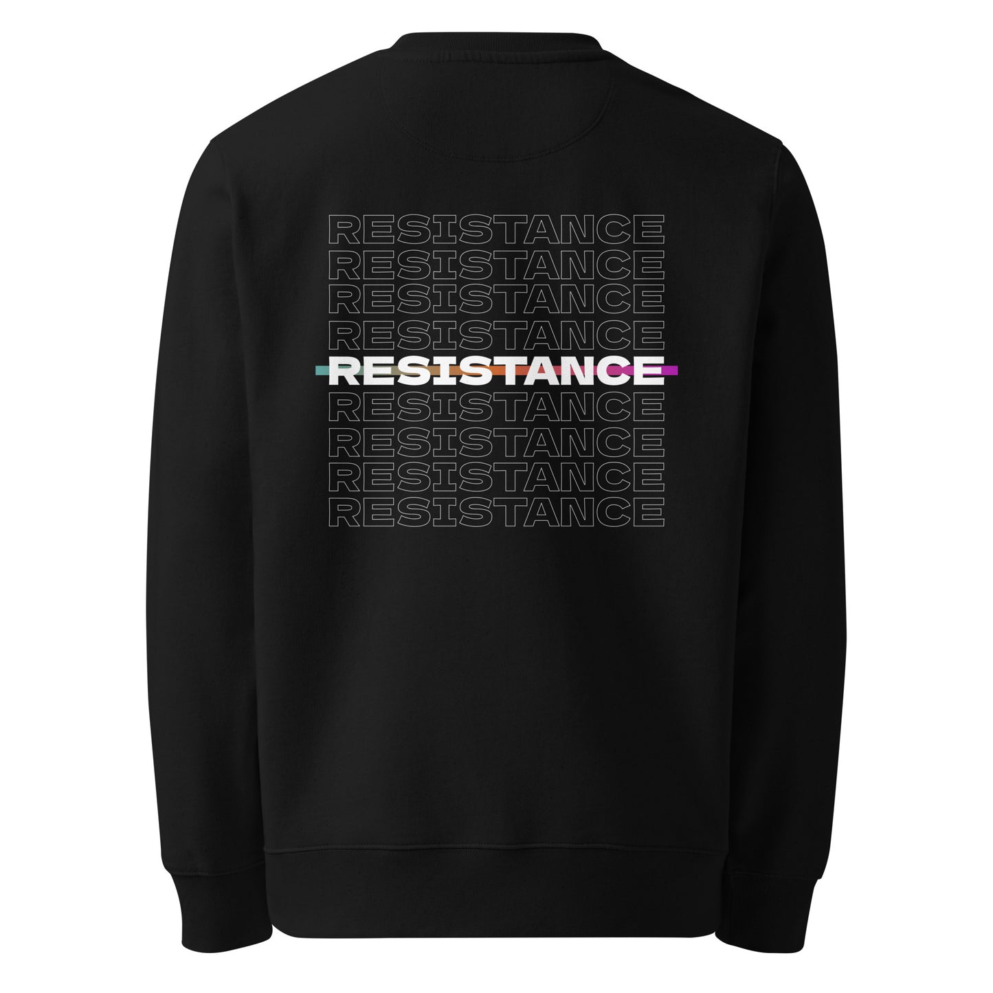 Resistance [Backprint] - Premium Sweater von Protest Couture | Black