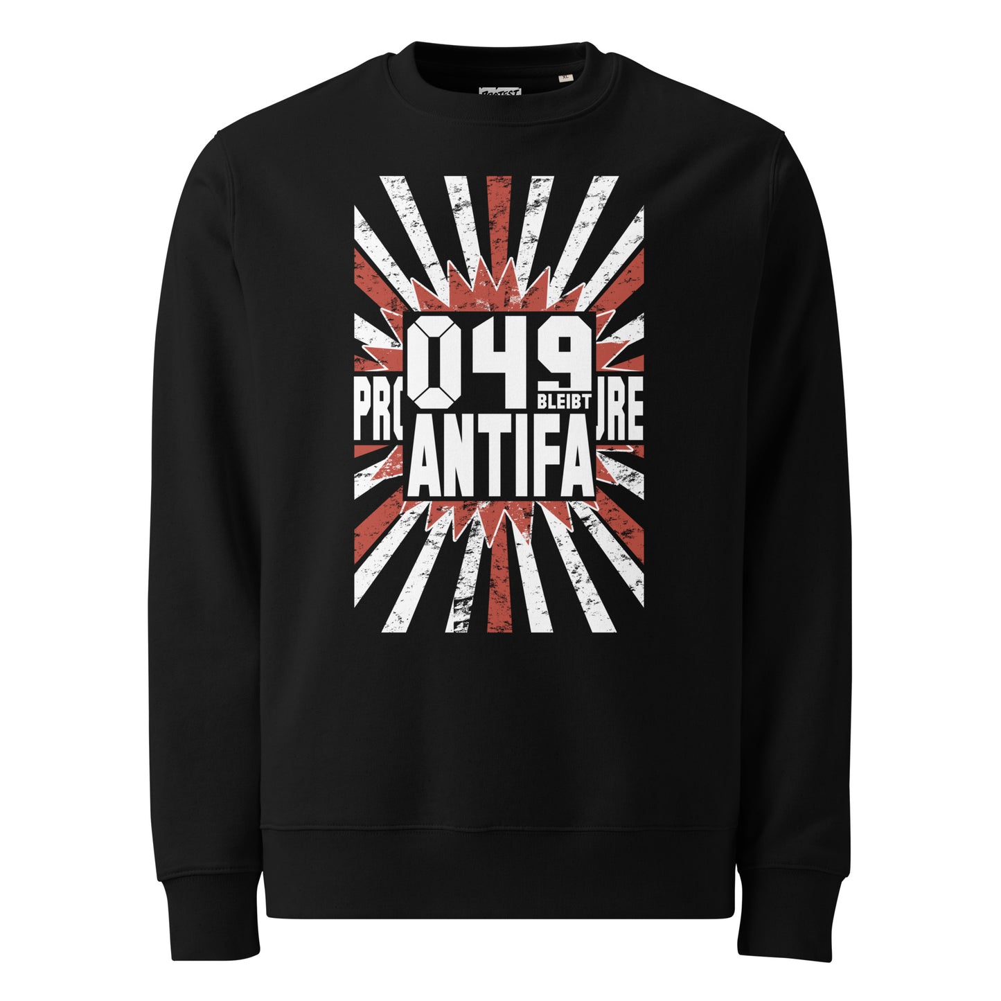049 bleibt Antifa - Premium Sweater von Protest Couture | Black