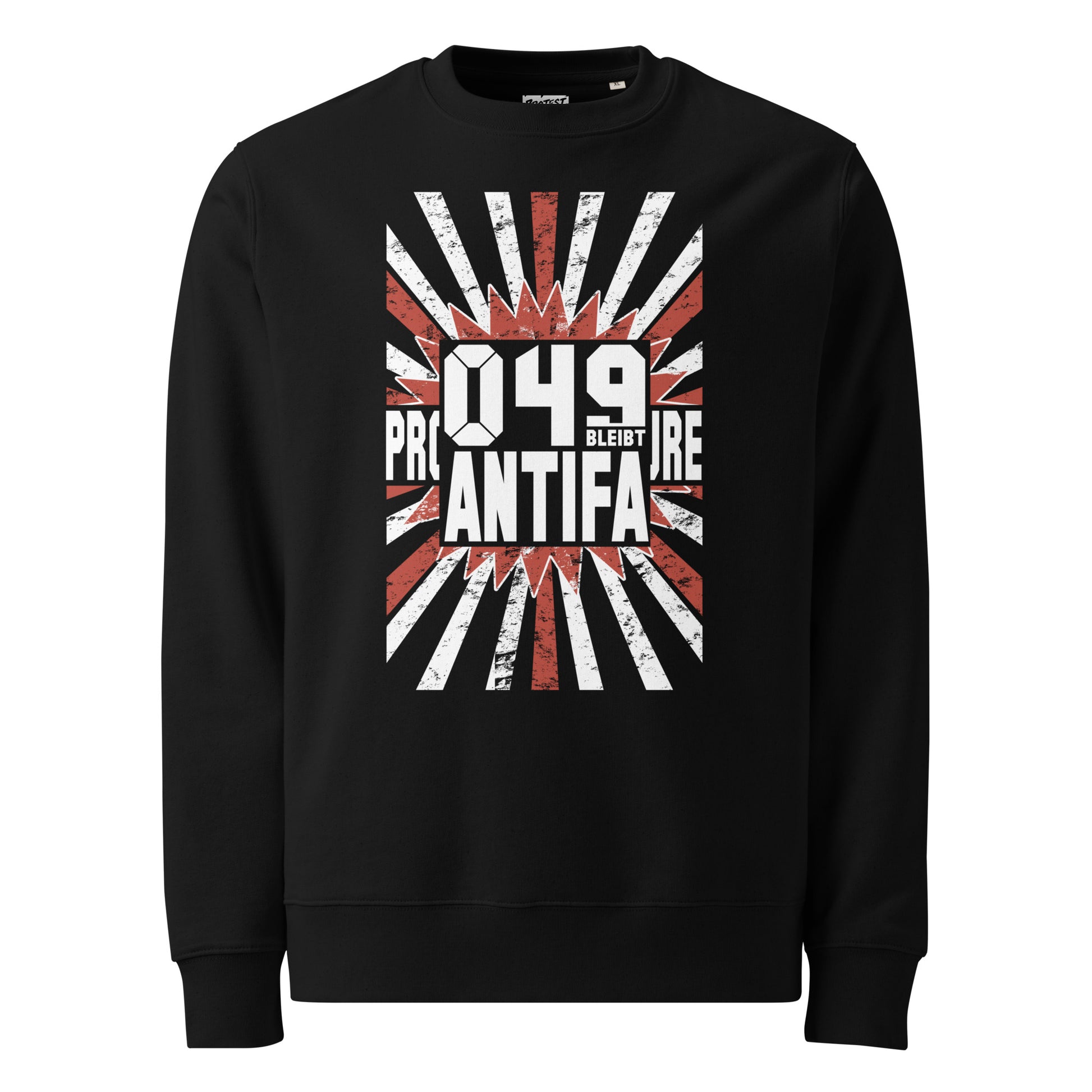 049 bleibt Antifa - Premium Sweater von Protest Couture | Black