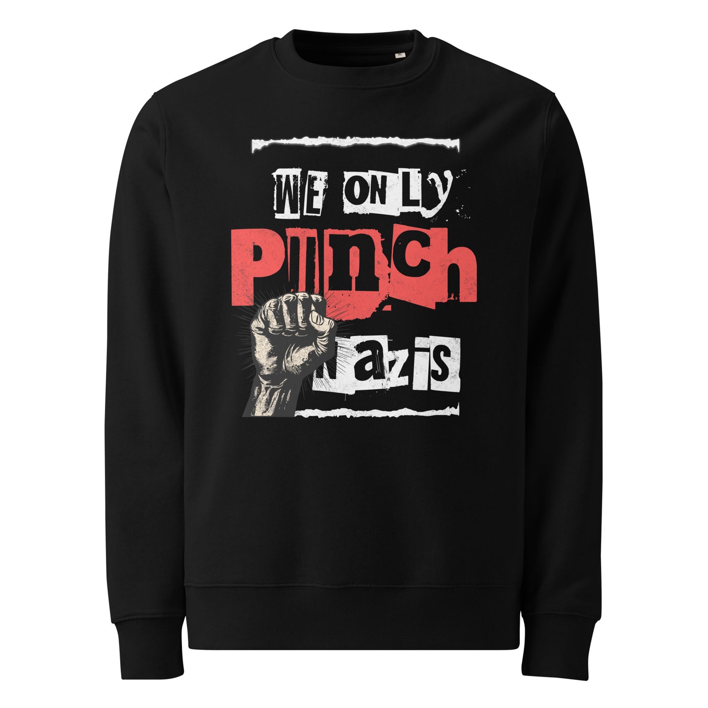 We only punch Nazis - Premium Sweater von Protest Couture | Black