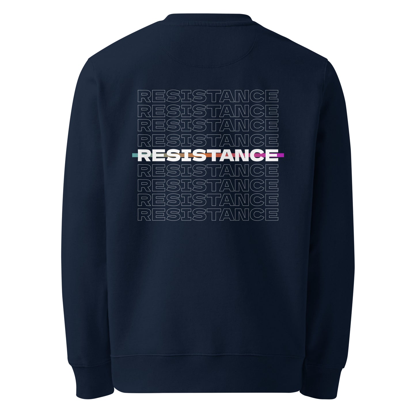 Resistance [Backprint] - Premium Sweater von Protest Couture | French Navy