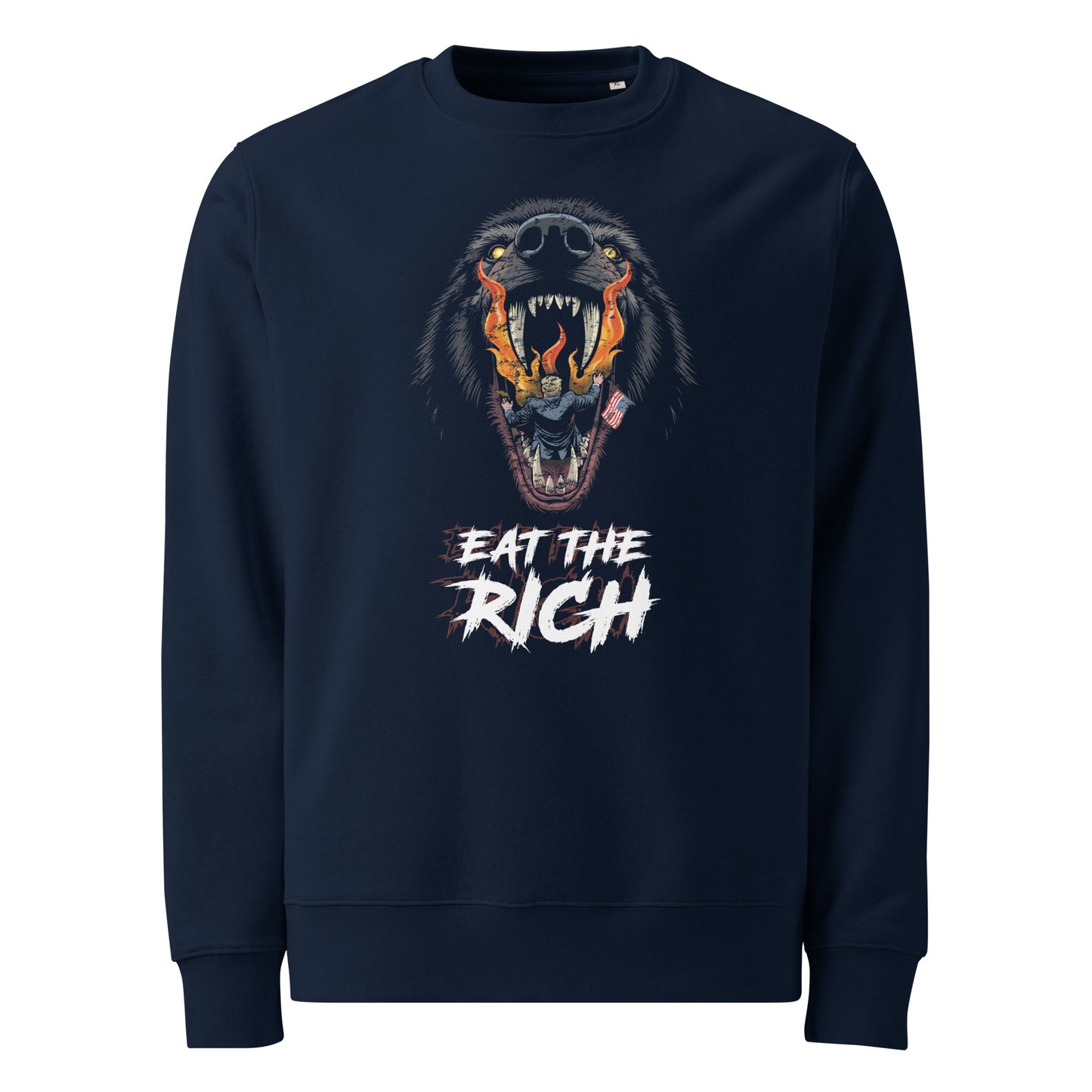Eat The Rich - Premium Sweater von Protest Couture | French Navy