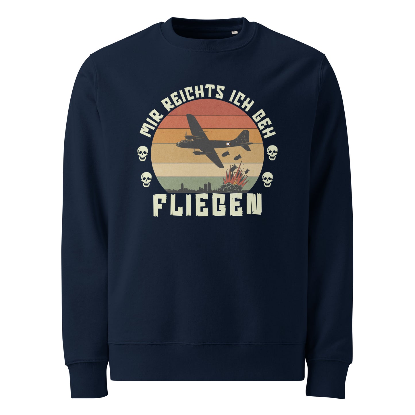 Mir Reichts Ich Geh Fliegen - Premium Sweater von Protest Couture | French Navy