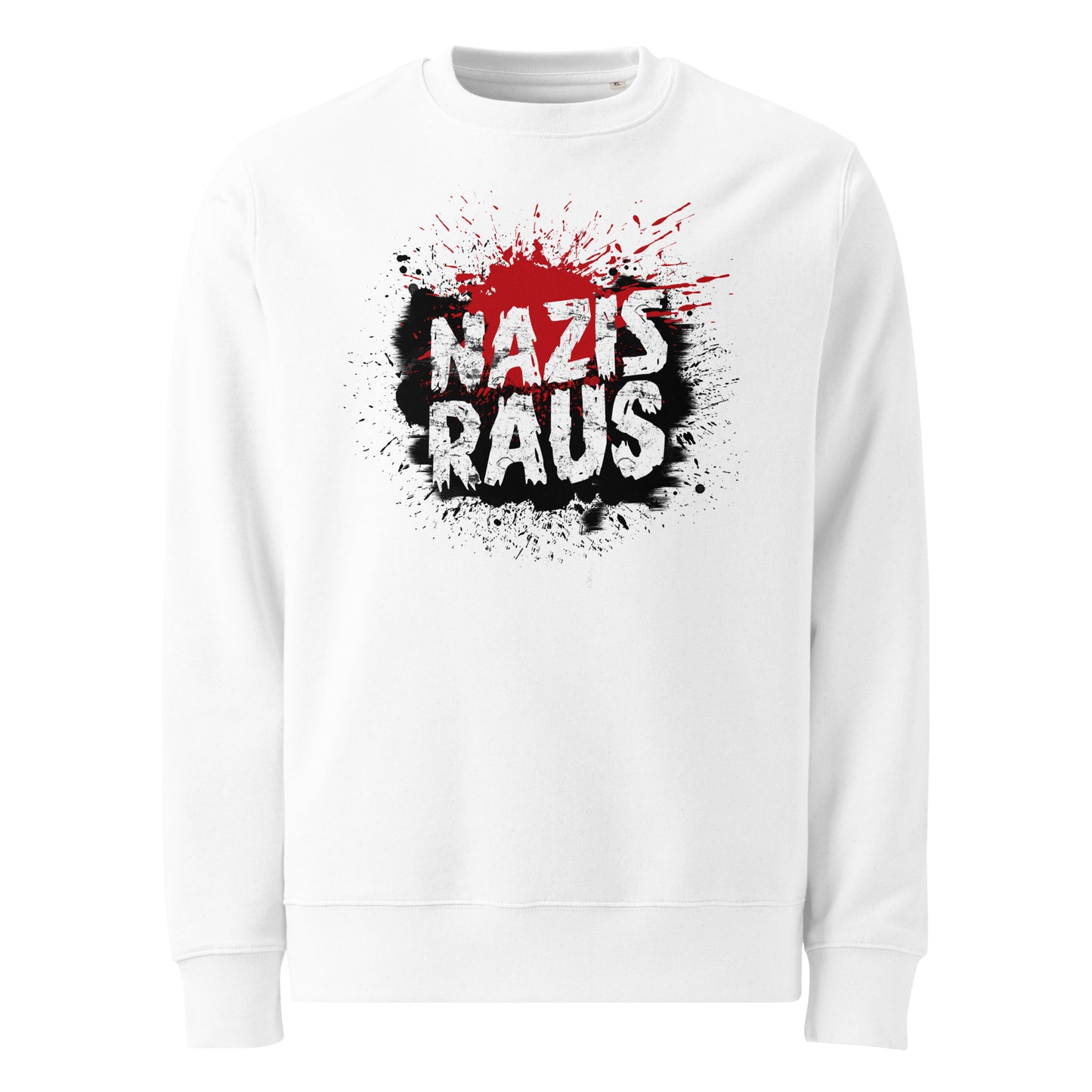 Nazis Raus - Premium Sweater von Protest Couture | White