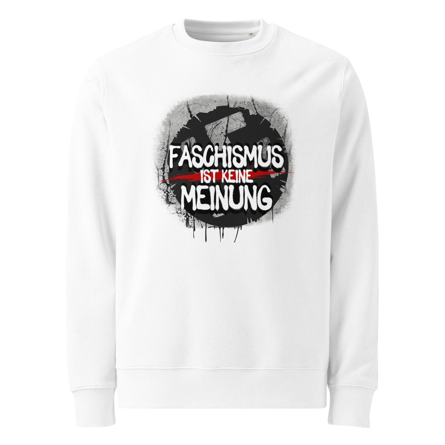 Faschismus ist keine Meinung - Premium Sweater von Protest Couture | White
