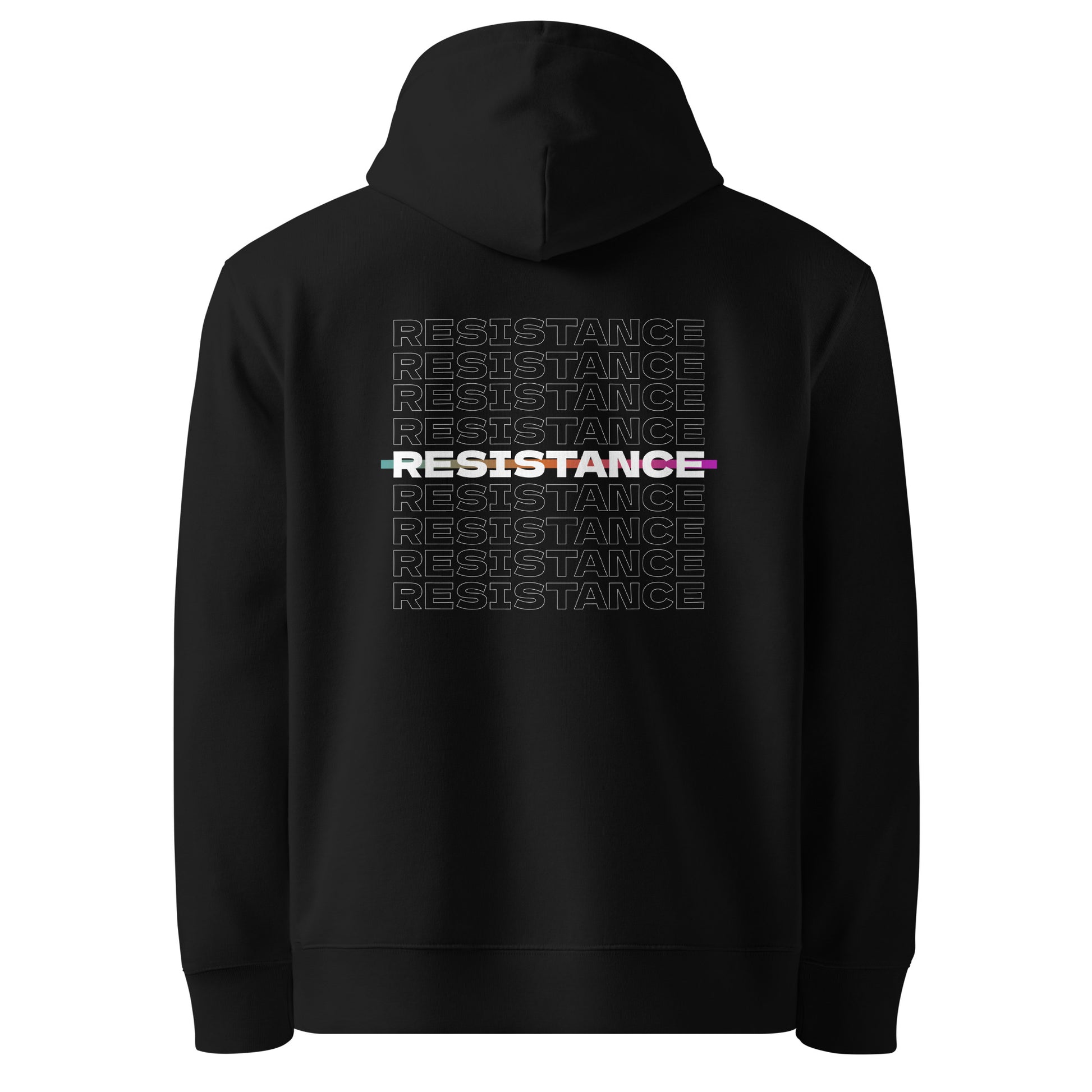 Resistance [Backprint] - Premium Hoodie von Protest Couture | Black