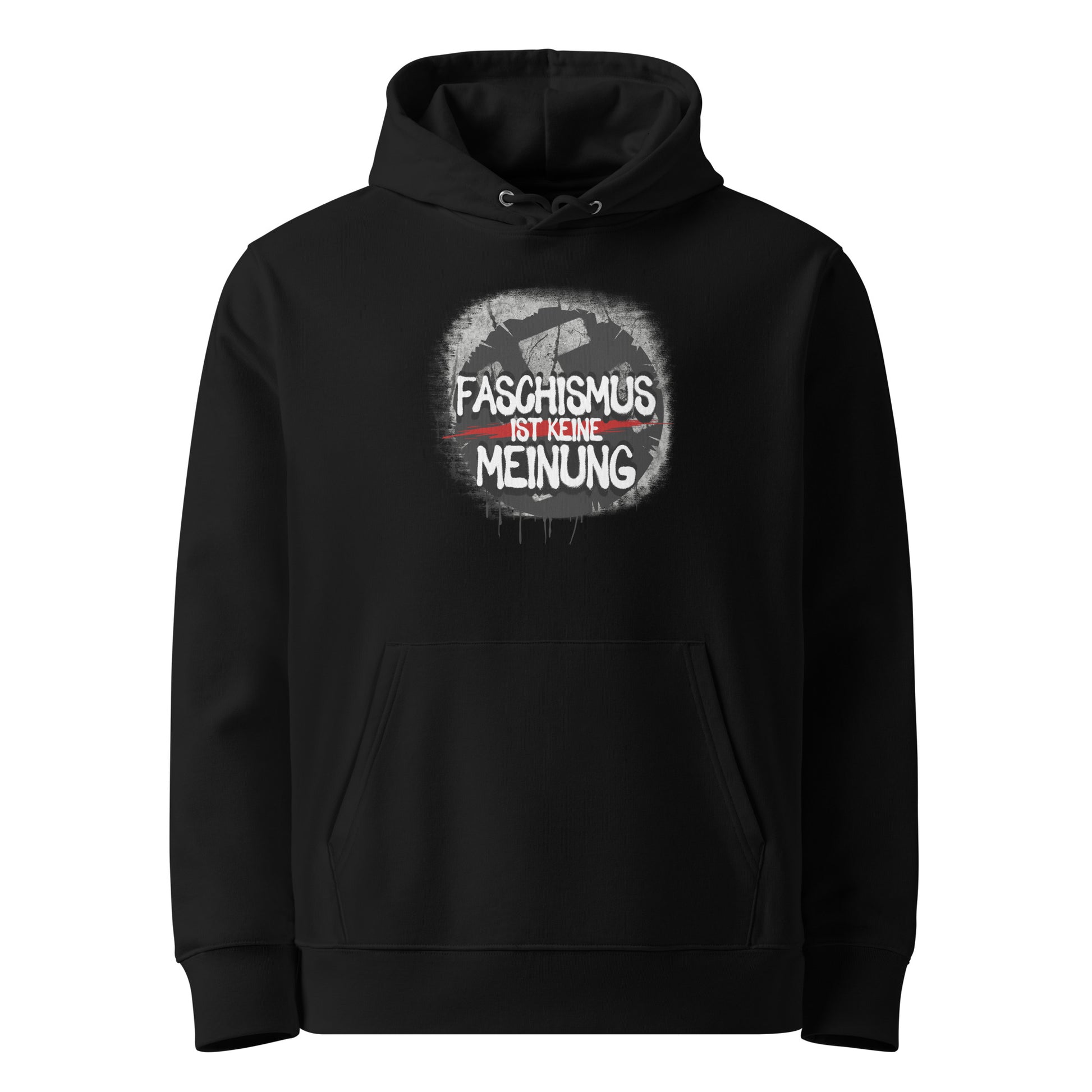 Faschismus ist keine Meinung - Premium Hoodie von Protest Couture | Black