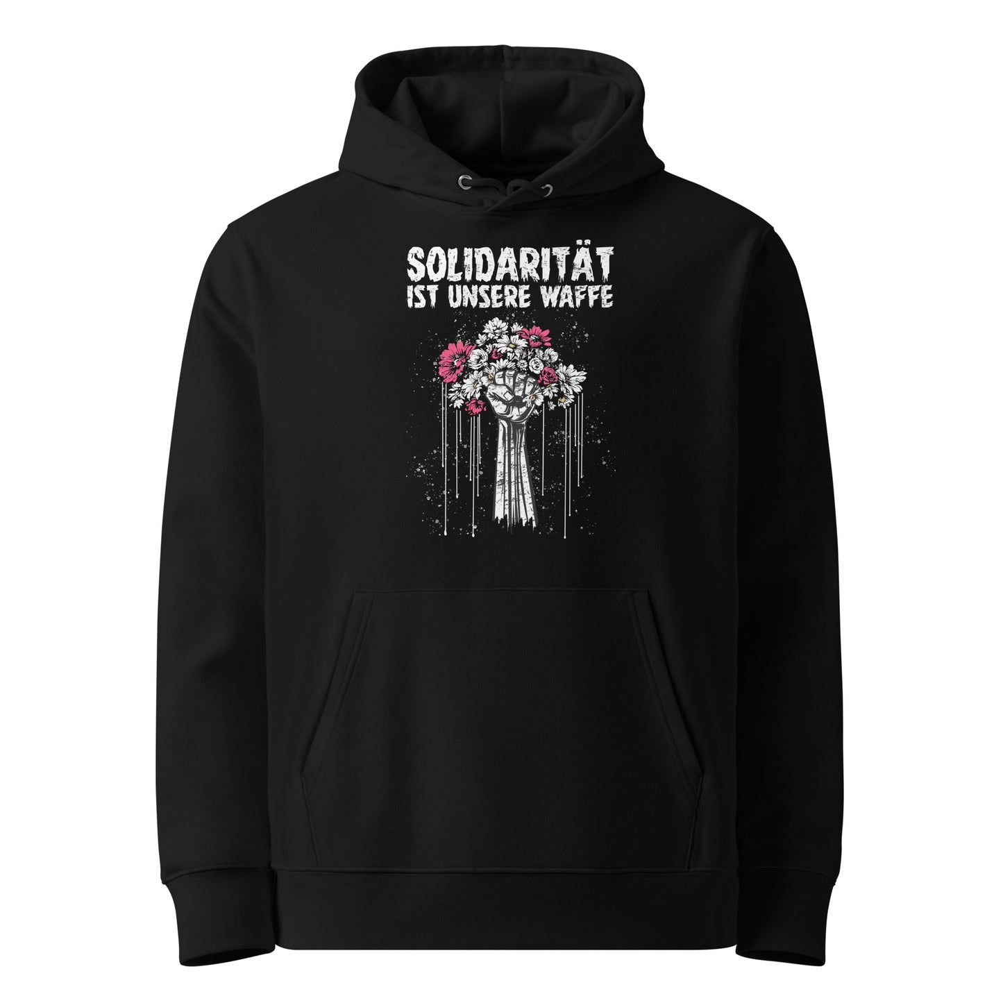 Solidarität ist unsere Waffe - Premium Hoodie von Protest Couture | Black