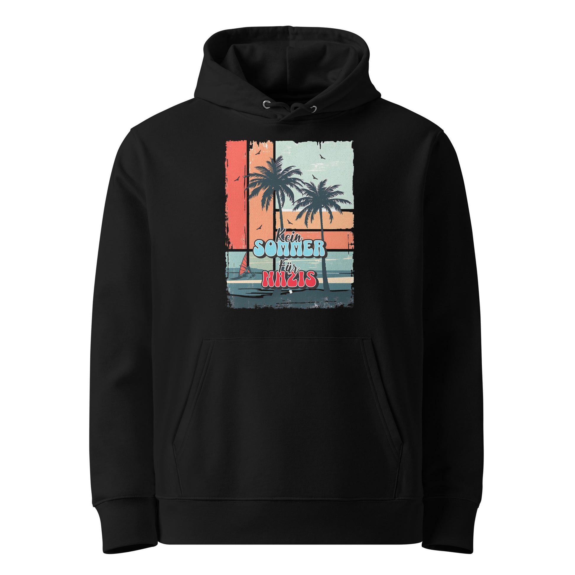 Kein Sommer für Nazis - Premium Hoodie von Protest Couture | Black