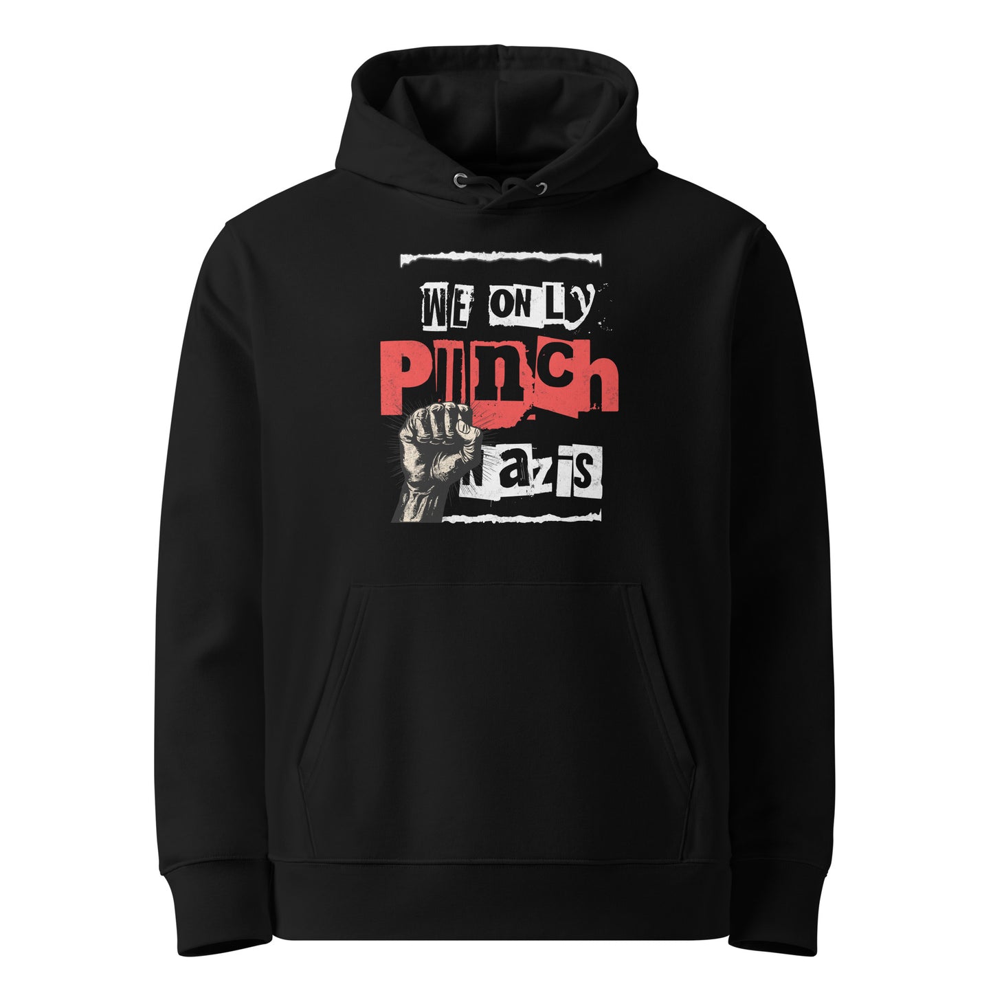 We only punch Nazis - Premium Hoodie von Protest Couture | Black
