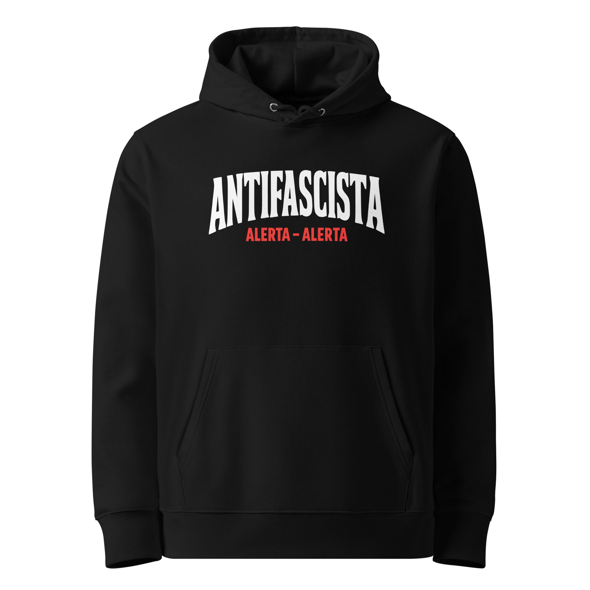 Antifascista (Alerta - Alerta) - Premium Hoodie von Protest Couture | Black