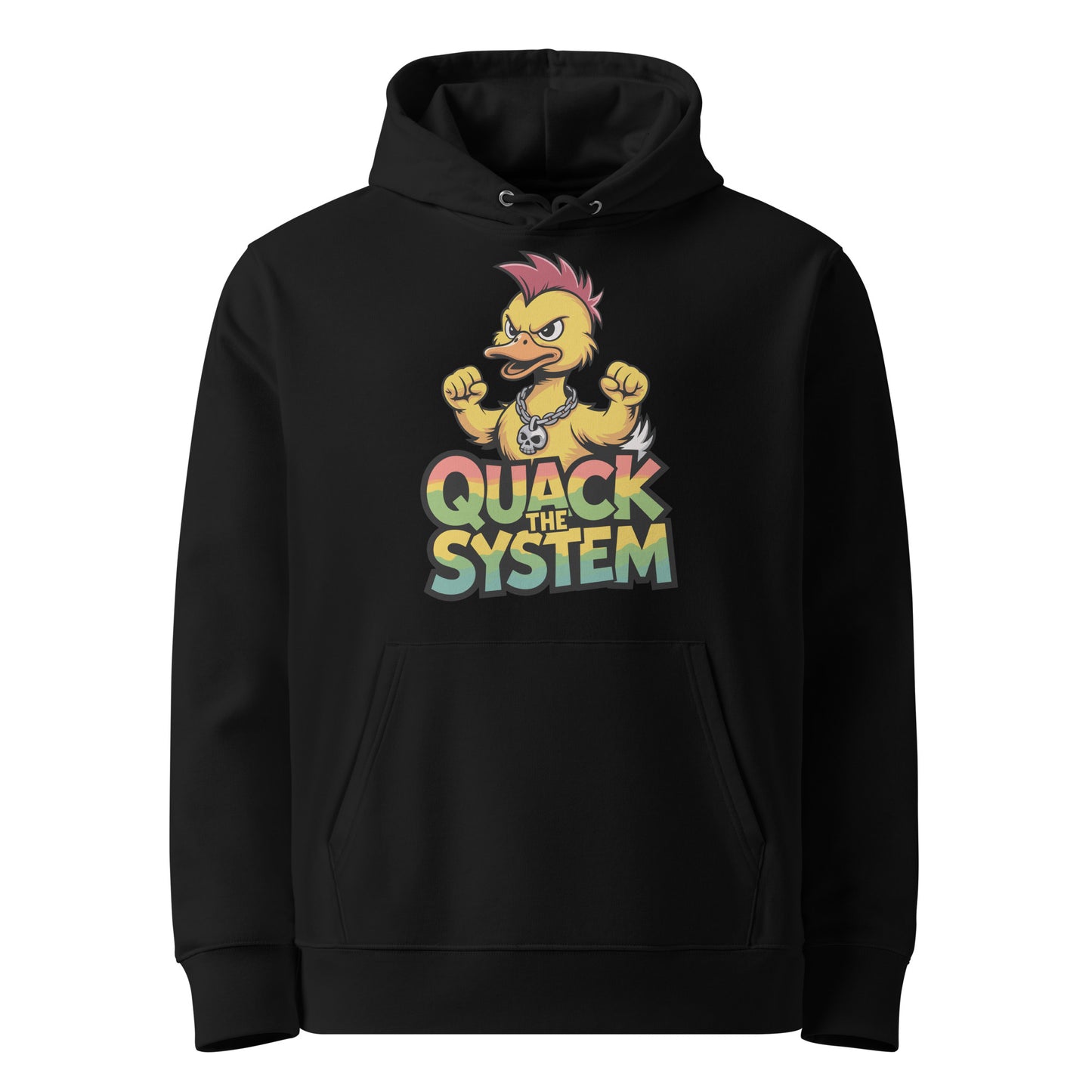 Quack the System - Premium Hoodie von Protest Couture | Black