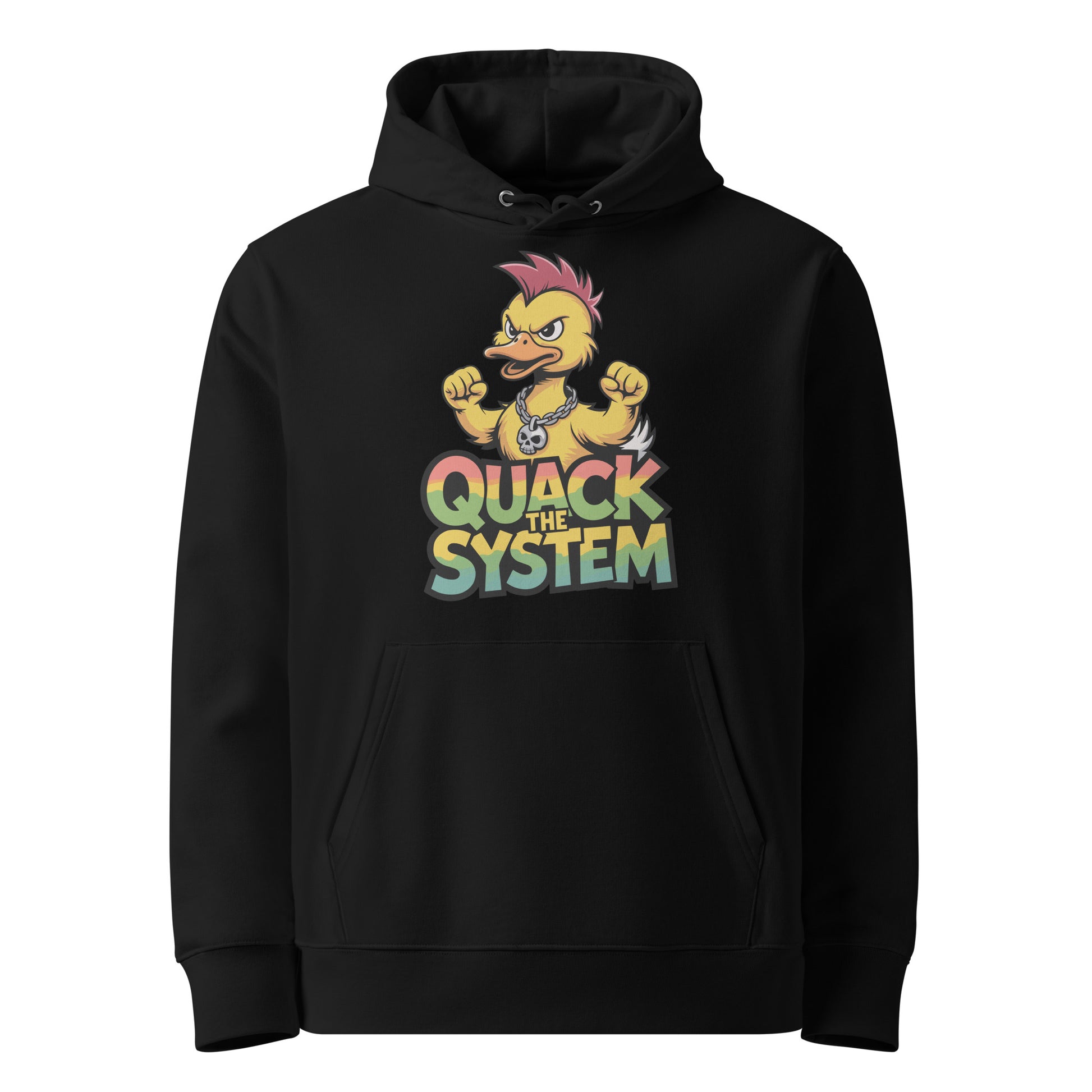 Quack the System - Premium Hoodie von Protest Couture | Black