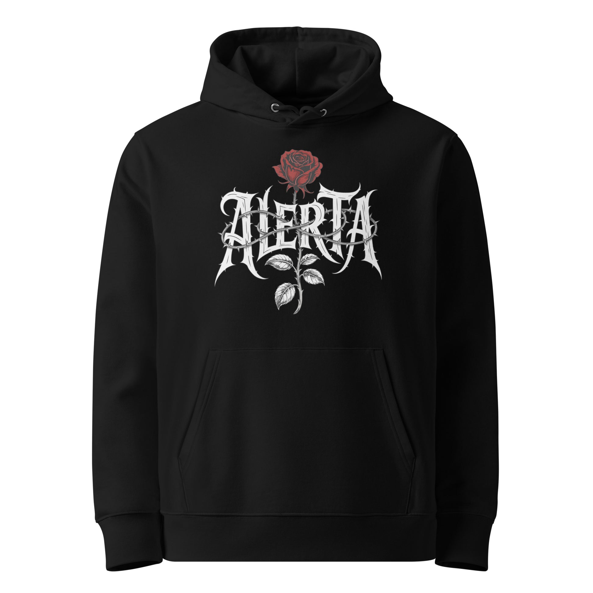 Alerta Rose - Premium Hoodie von Protest Couture | Black