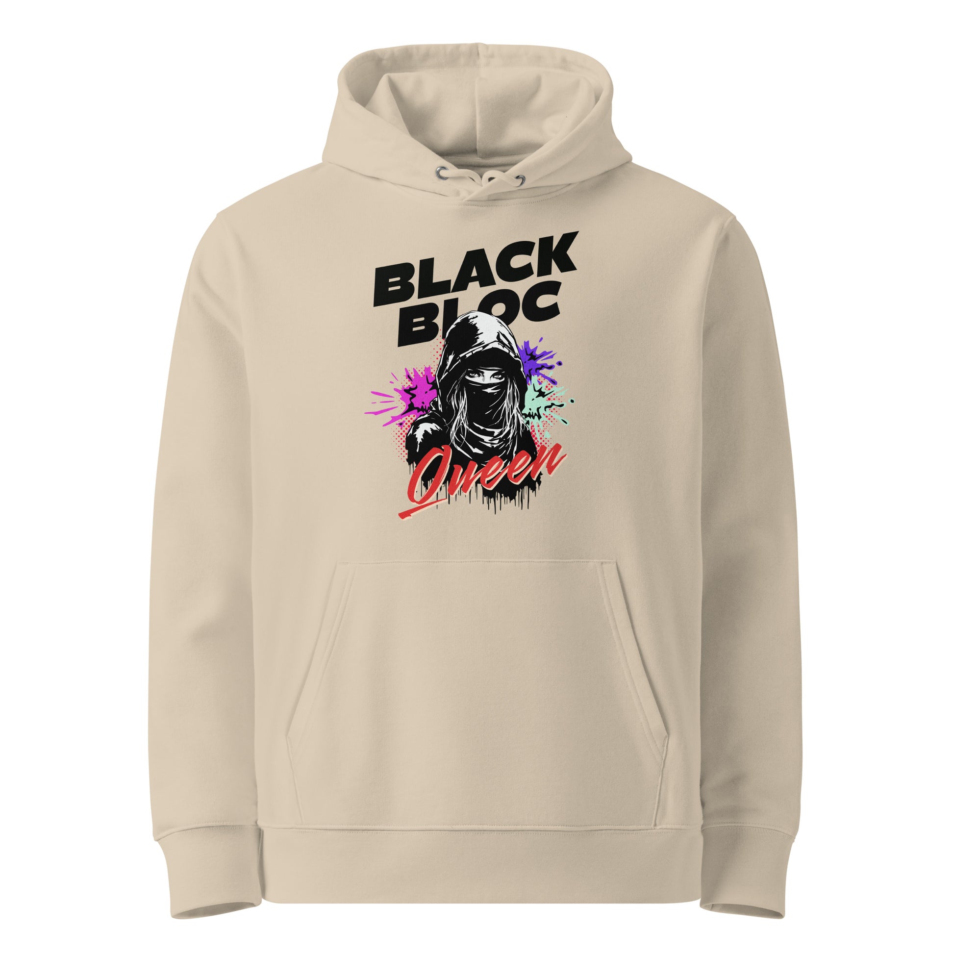 Black Bloc Queen - Premium Hoodie von Protest Couture | Desert Dust