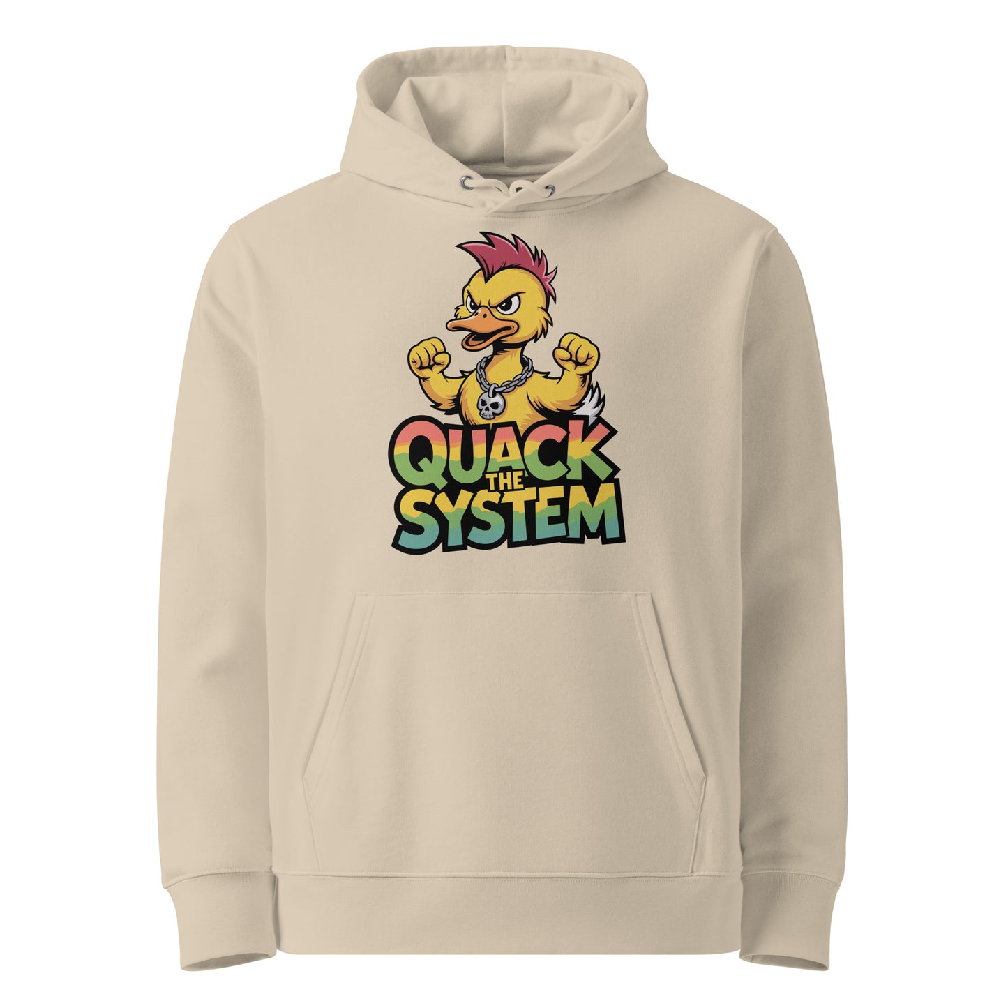 Quack the System - Premium Hoodie von Protest Couture | Desert Dust