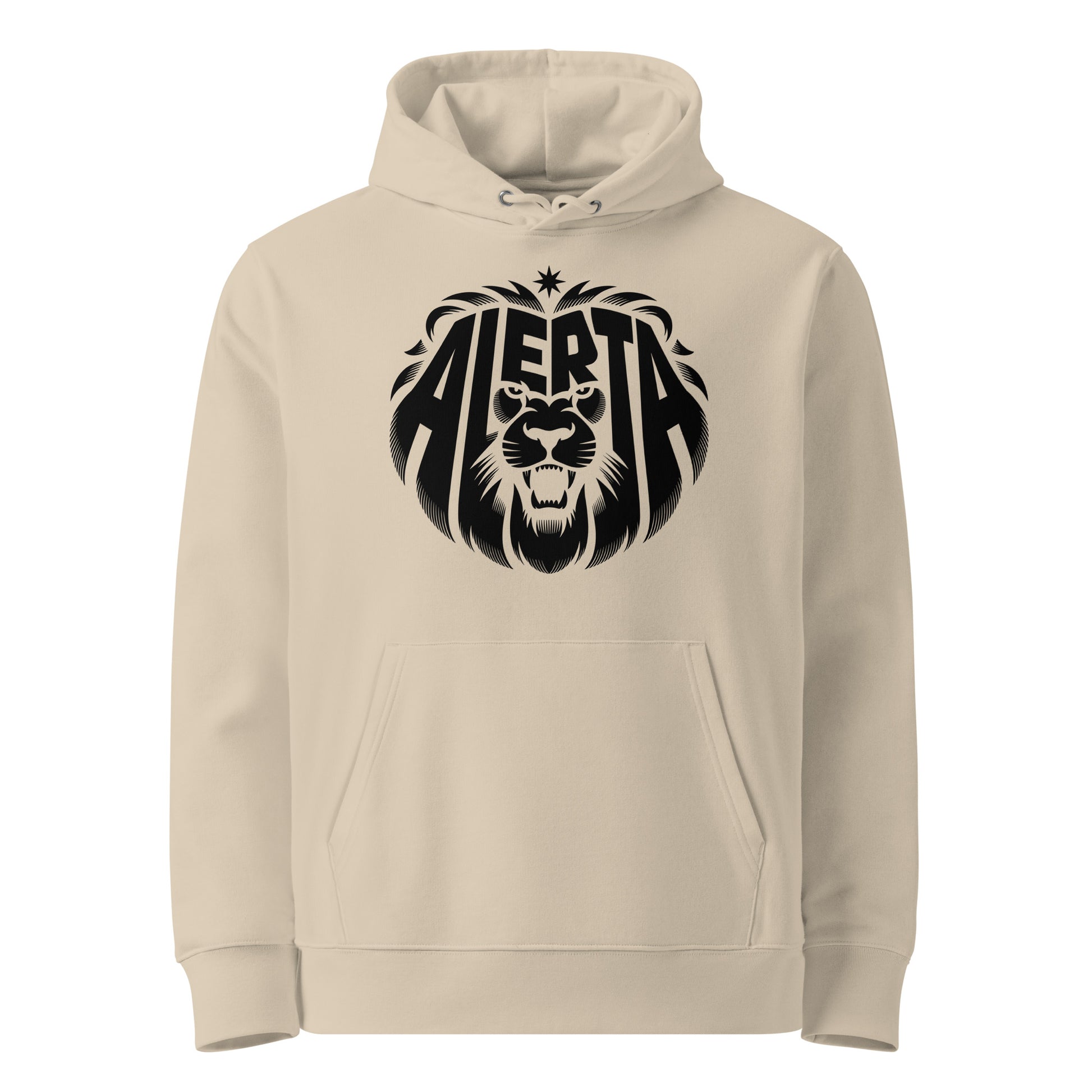 Alerta Lion [Black] - Premium Hoodie von Protest Couture | Desert Dust